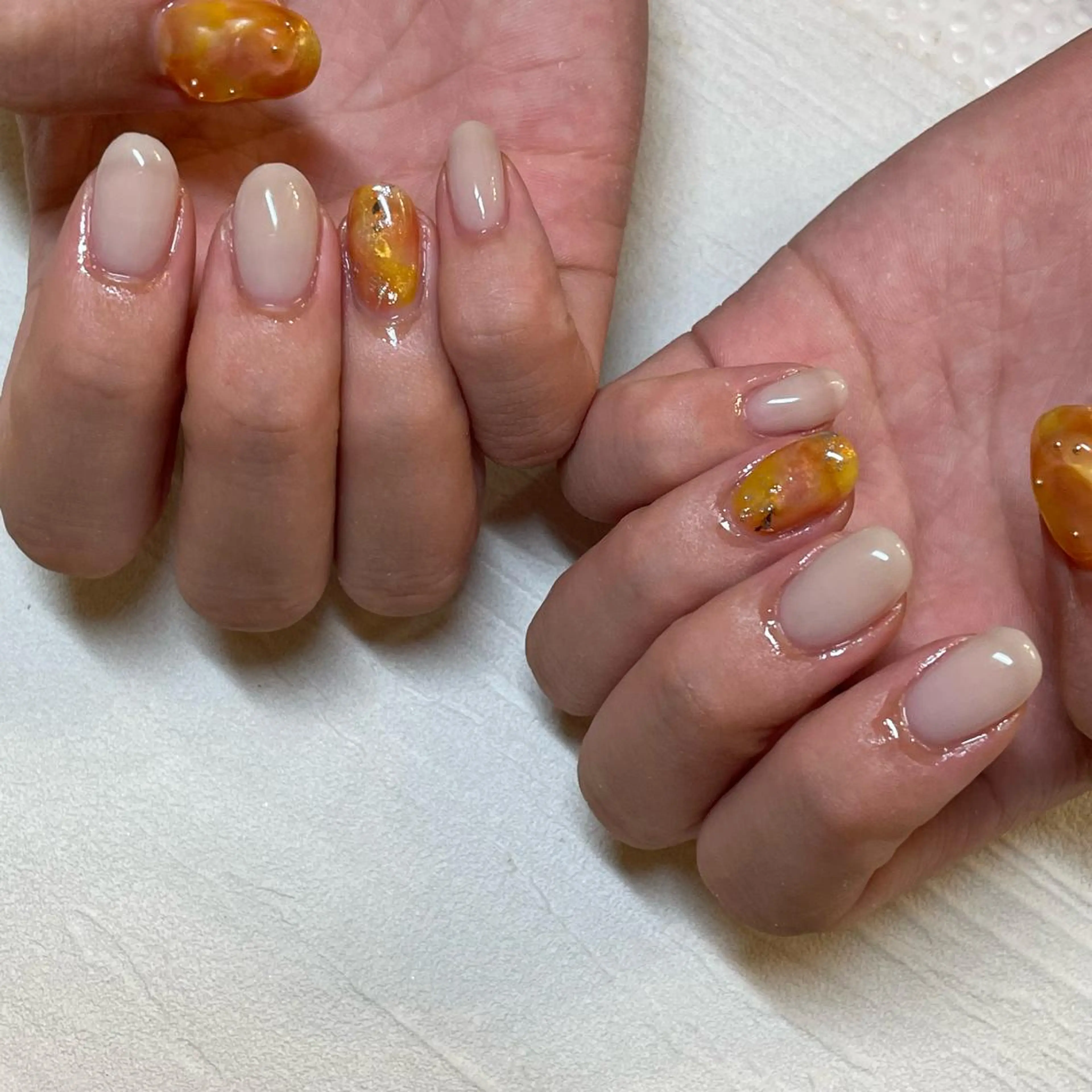 ネイル ハンドネイル カメレオン京橋🌻 草葉由佳のネイルデザイン
