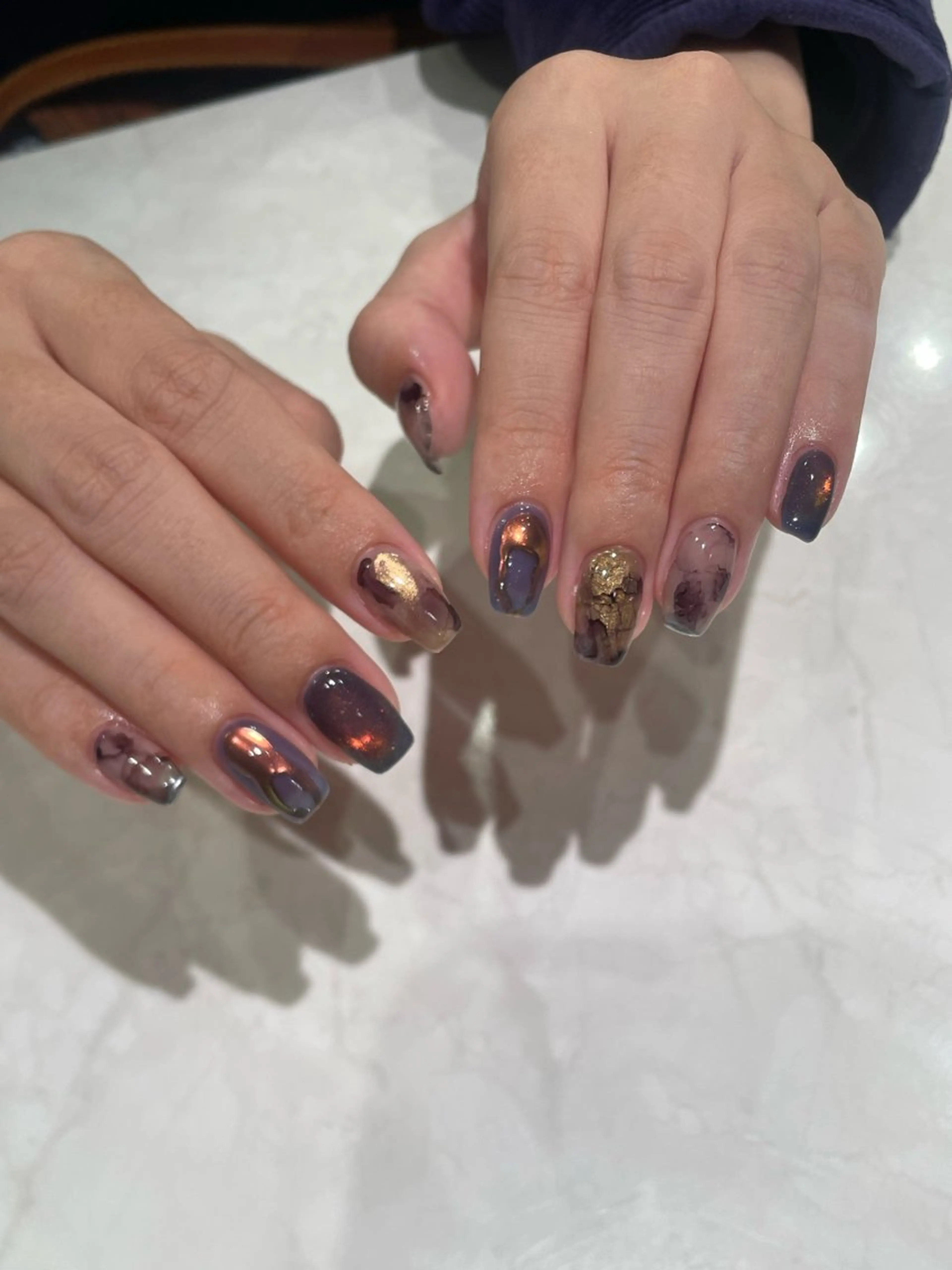 ネイル 持ち込み ニュアンスネイル ハンドネイル C. mireiのネイルデザイン