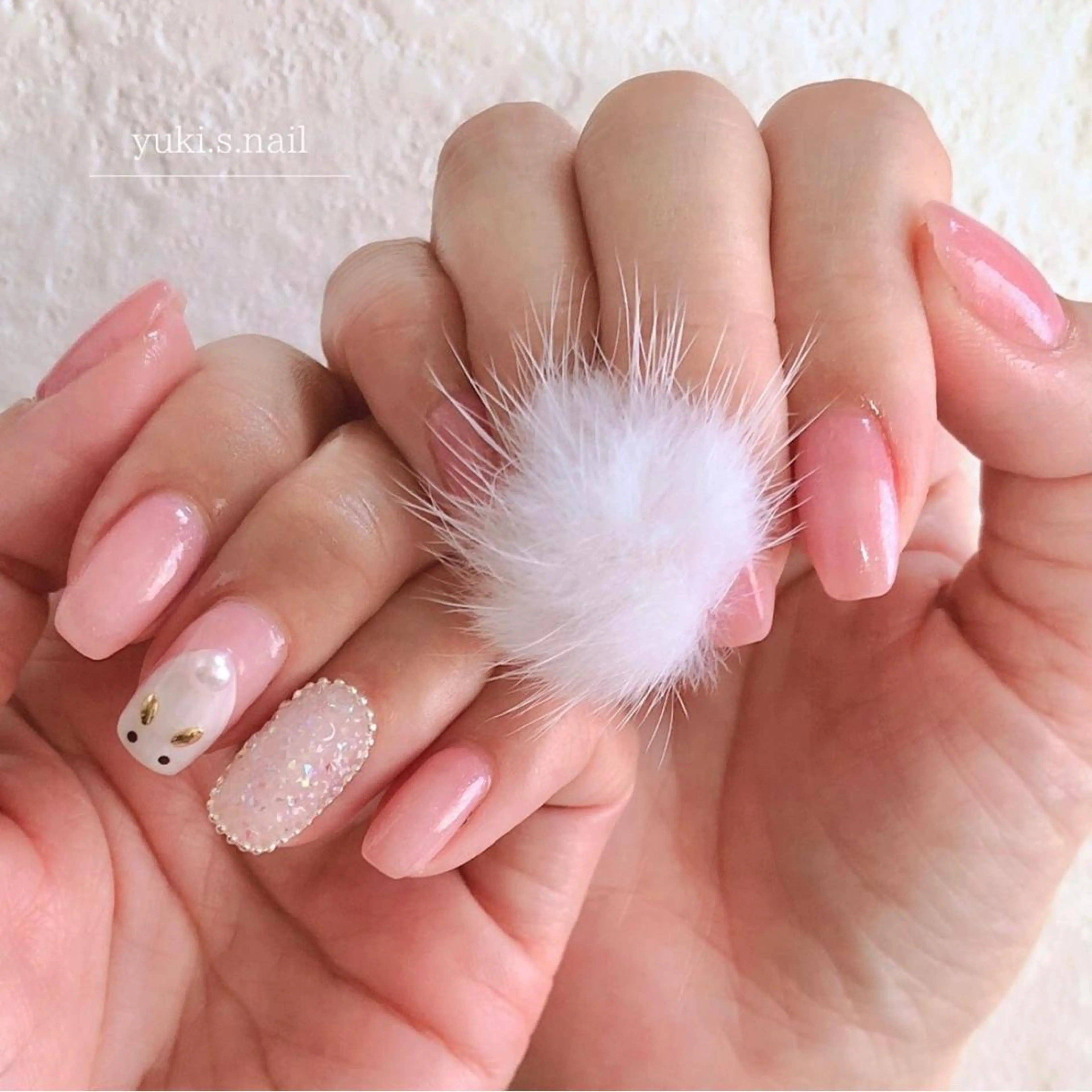 ミディアム 韓国風ヘア Yuki S.Nailのネイルデザイン