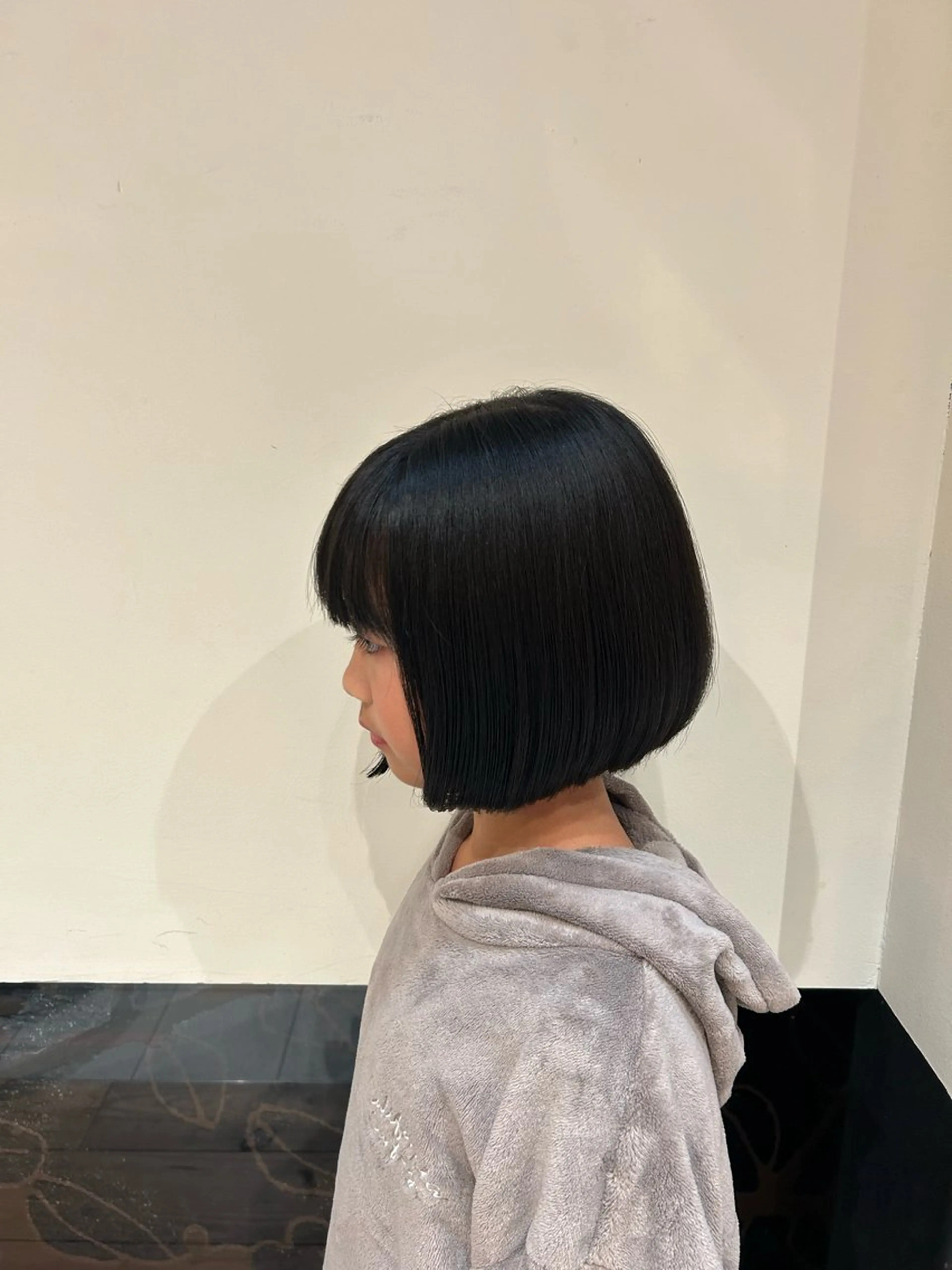 ショート ワンレンボブ ボブ カット 村松 麻菜のヘアスタイル