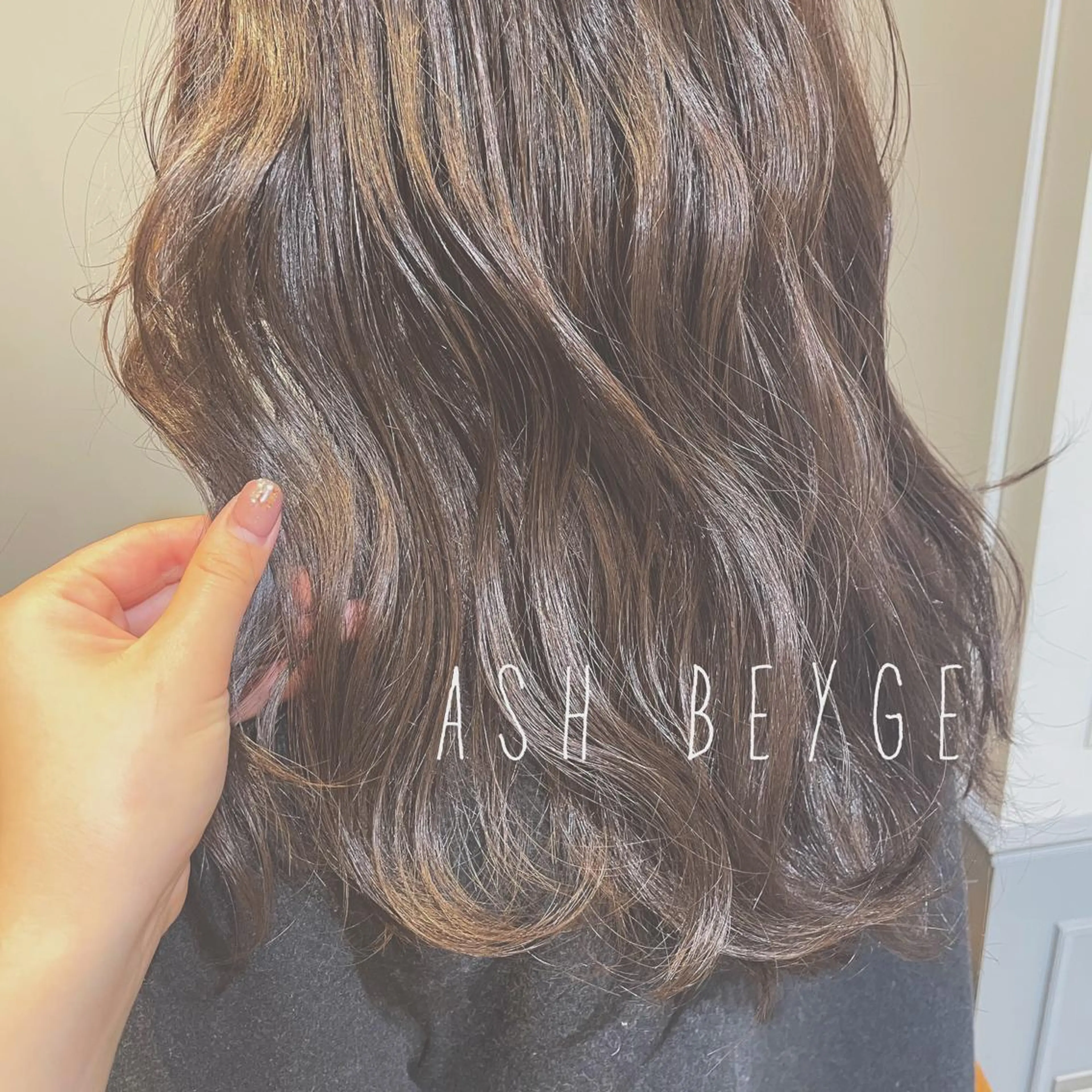 セミロング カラー ヘアアレンジ ヘアカラー トリートメント ハイトーンピンク🍑 ブリーチ🍑RINAのヘアスタイル