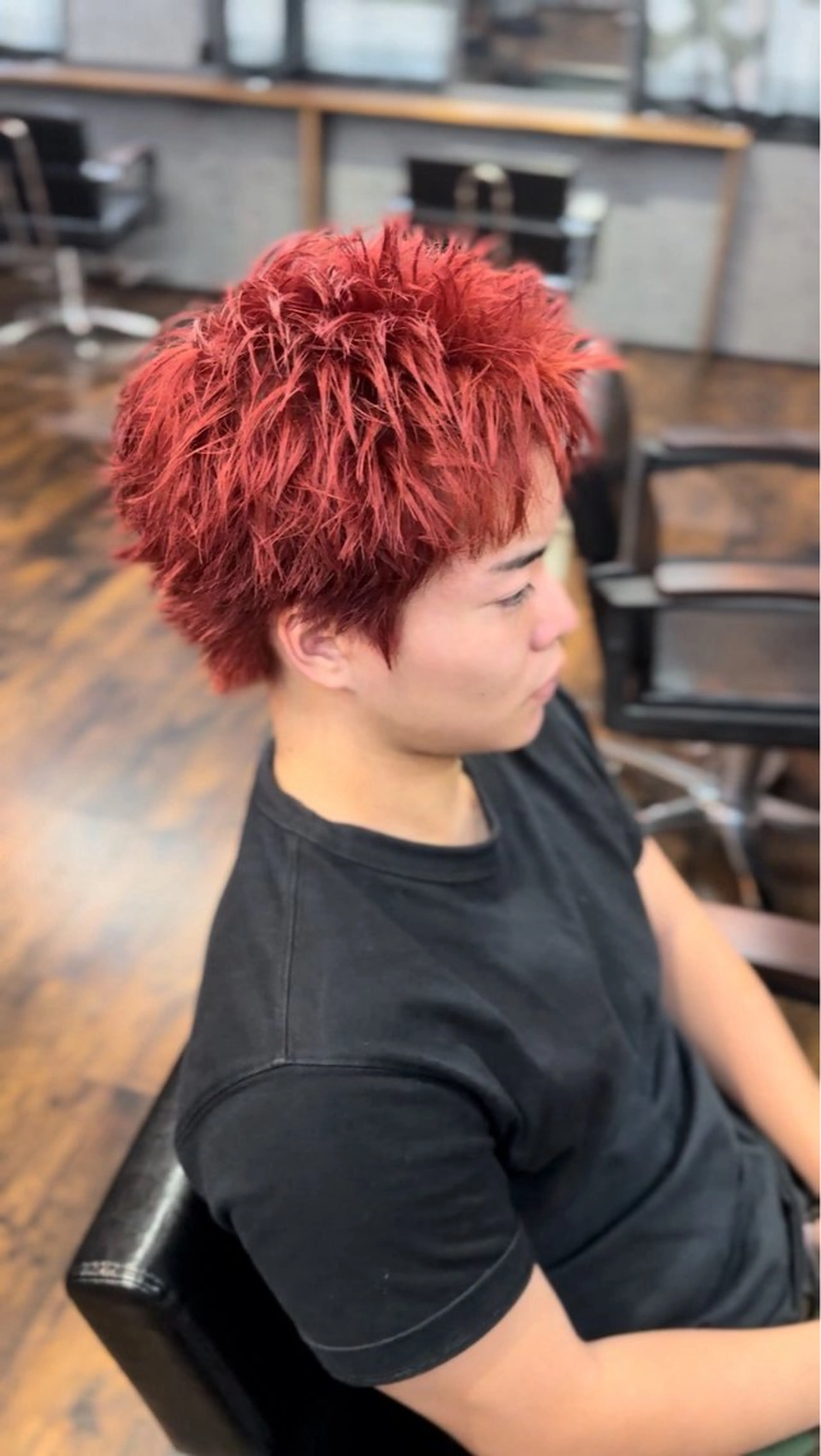ショート カラー メンズ LiG所属・🔥【メンズ特化】江 坂／モデル／レオ🔥のヘアスタイル