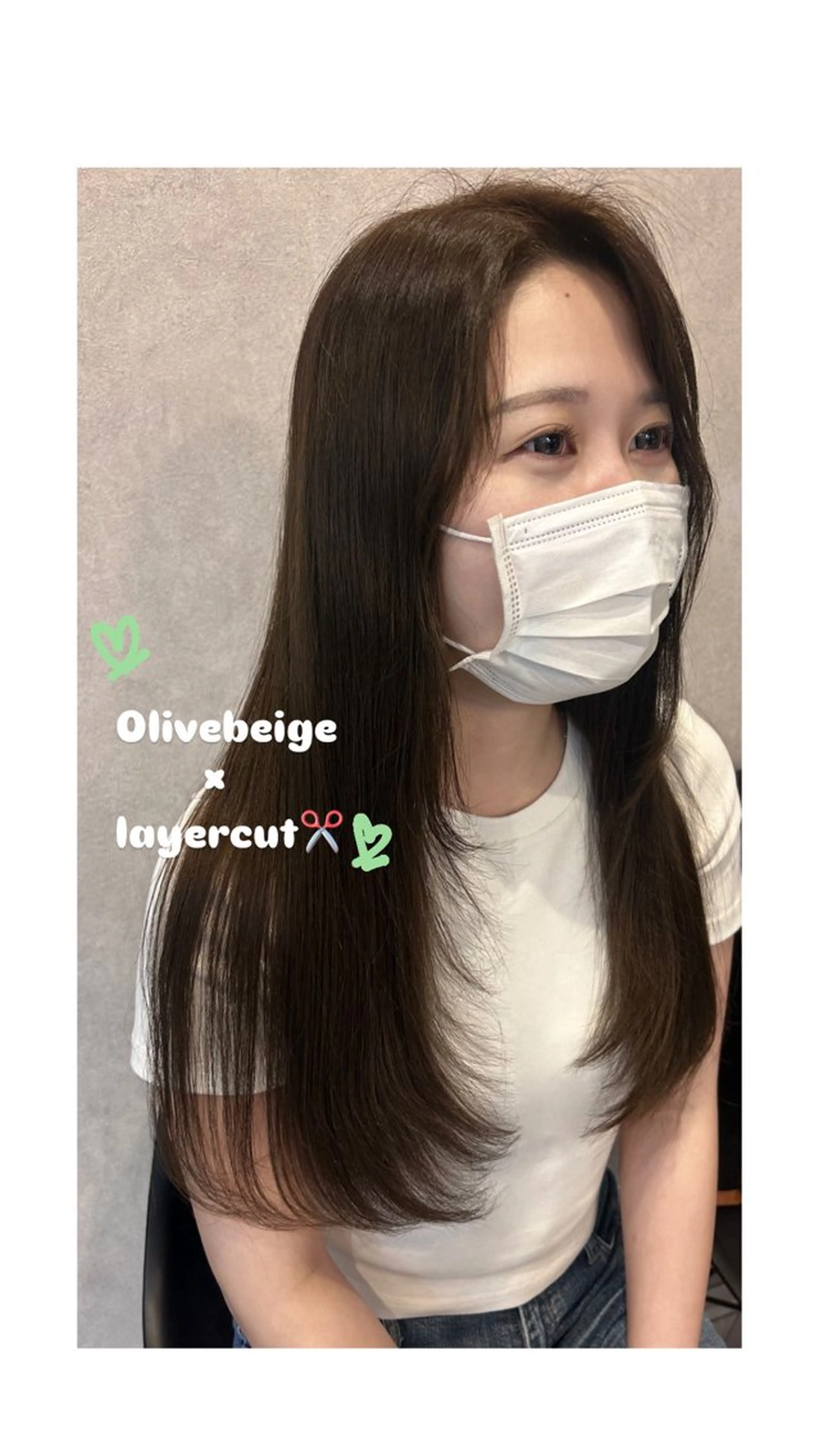 ロング レイヤーカット カット ヘアカラー Grandoll Ralis店のヘアスタイル