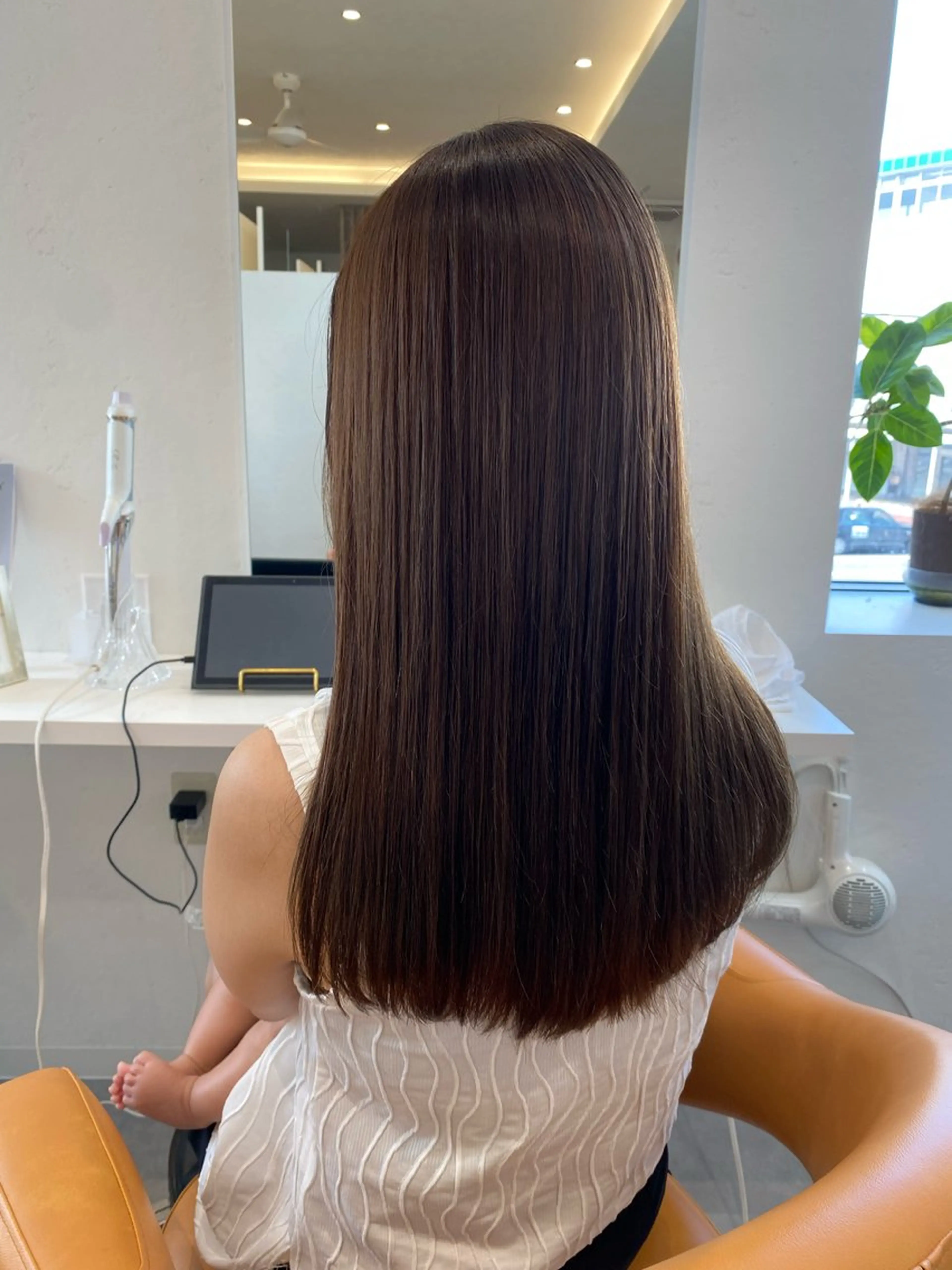 ロング 西元 亜由美のヘアスタイル