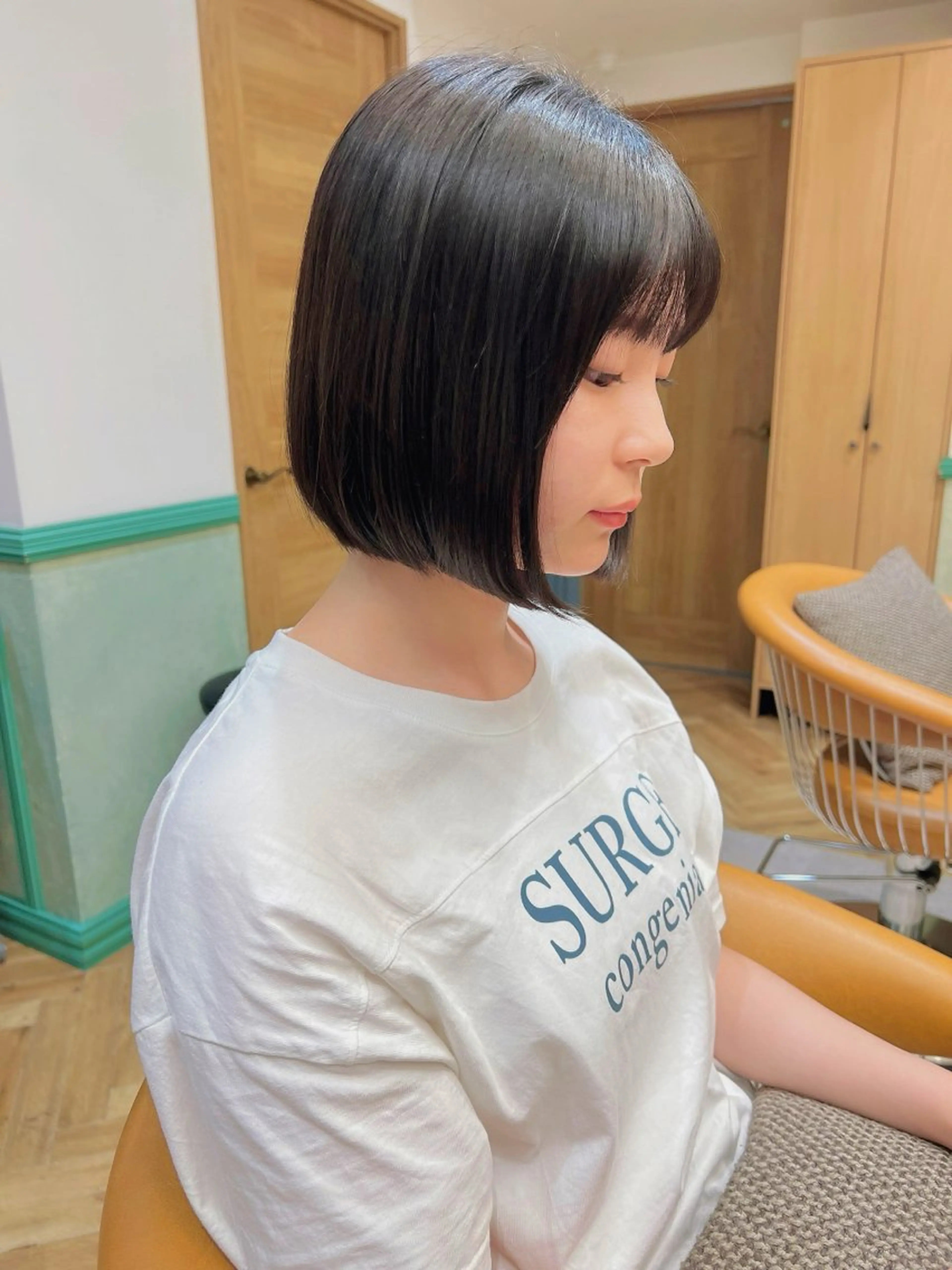 ショート 韓国レイヤー/顔周り /縮毛矯正/羽田航のヘアスタイル