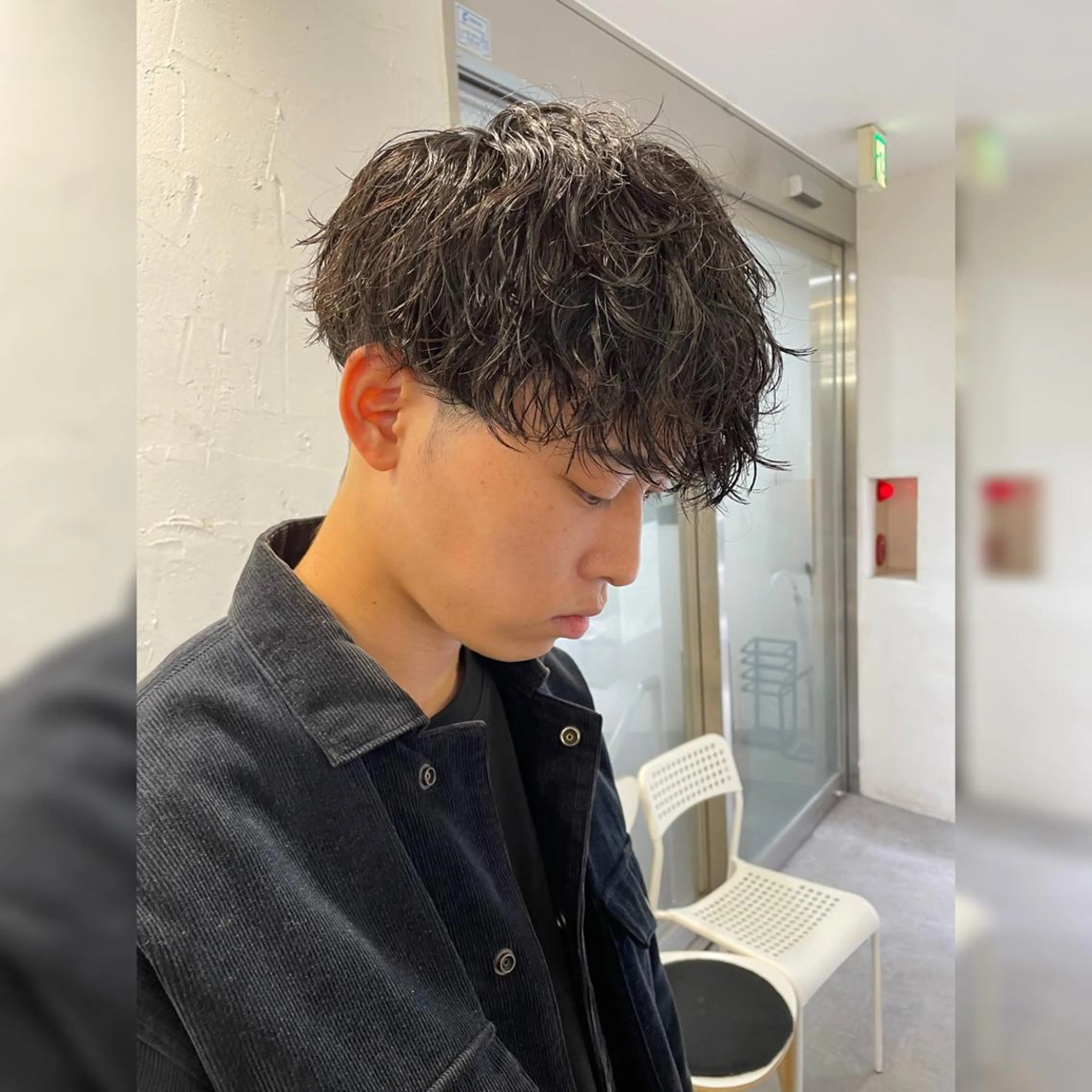 ショート カラー パーマ ヘアアレンジ メンズ キッズ ネイル マツエク・マツパ アイブロウ マッシュ メンズパーマ メンズツイストパーマ ツイストスパイラルパーマ 波巻きパーマ Ali'i men's salon所属・パーマ、カラー特化 園田翔大のヘアスタイル
