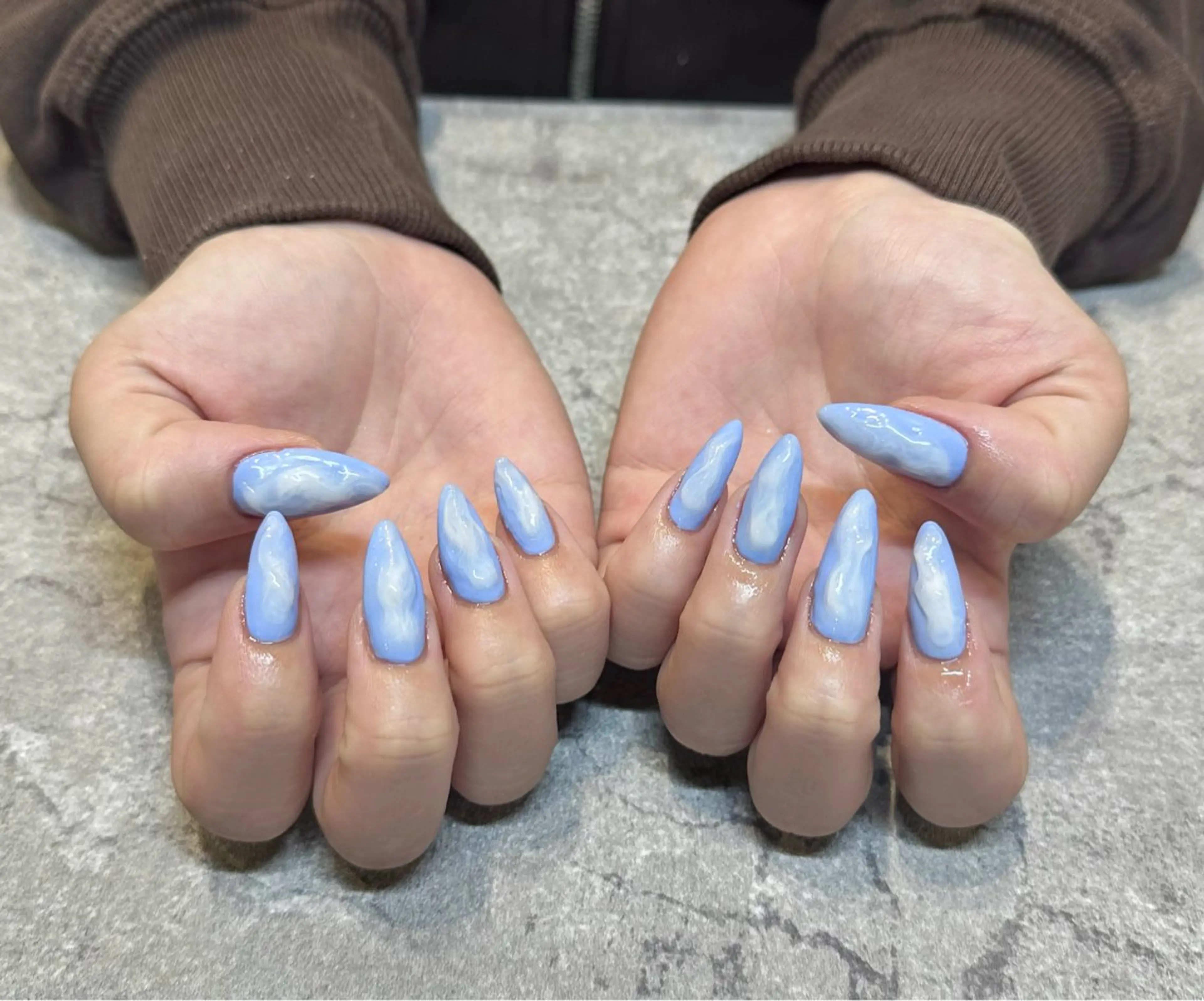 ネイル ニュアンスネイル Belle Pétille所属・S. AKARIのネイルデザイン