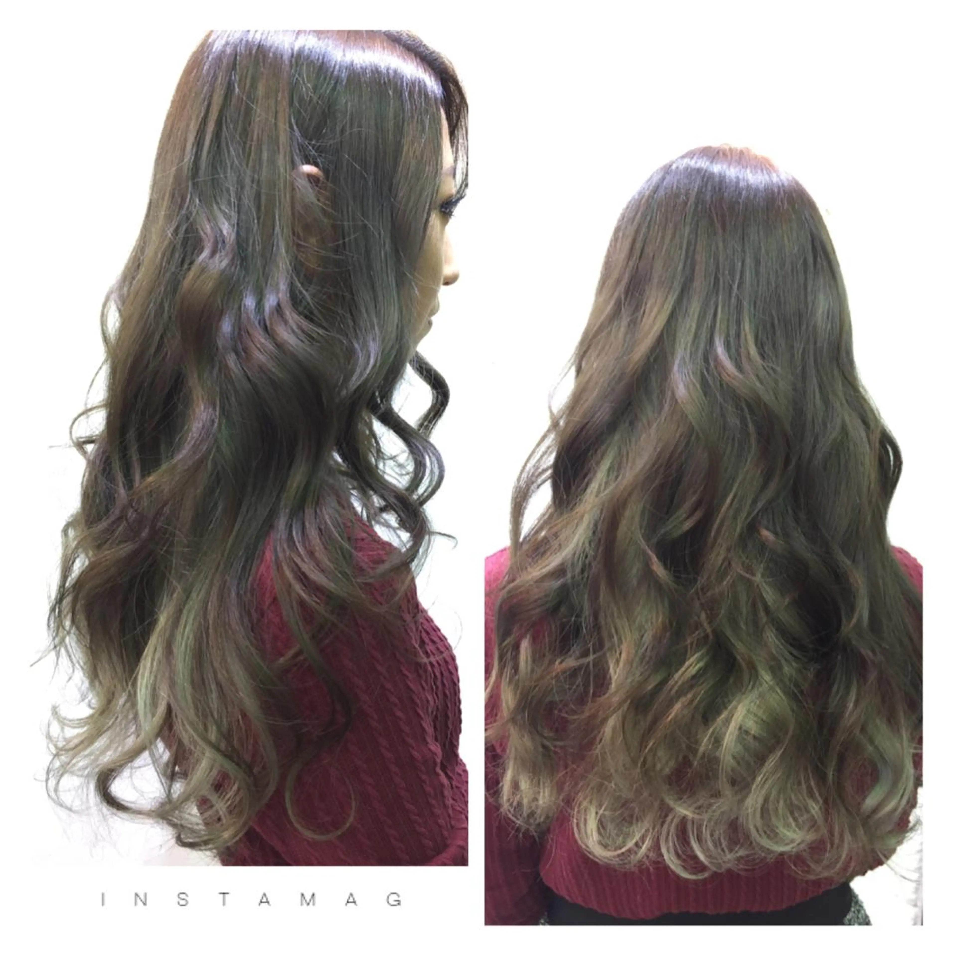 ロング カラー 💘カラー人気Ｎｏ. １💘SAYAのヘアスタイル