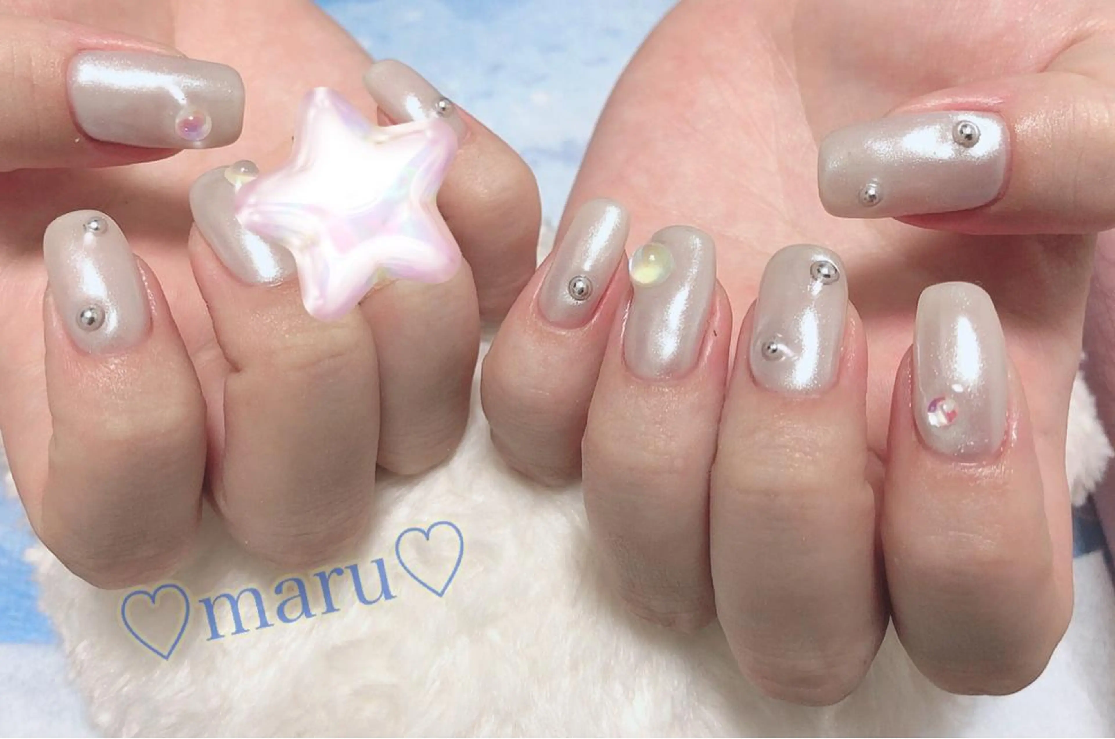 ネイル ハンドネイル フットネイル まるみ♡8/25- 31お休み🙇‍♀️のネイルデザイン