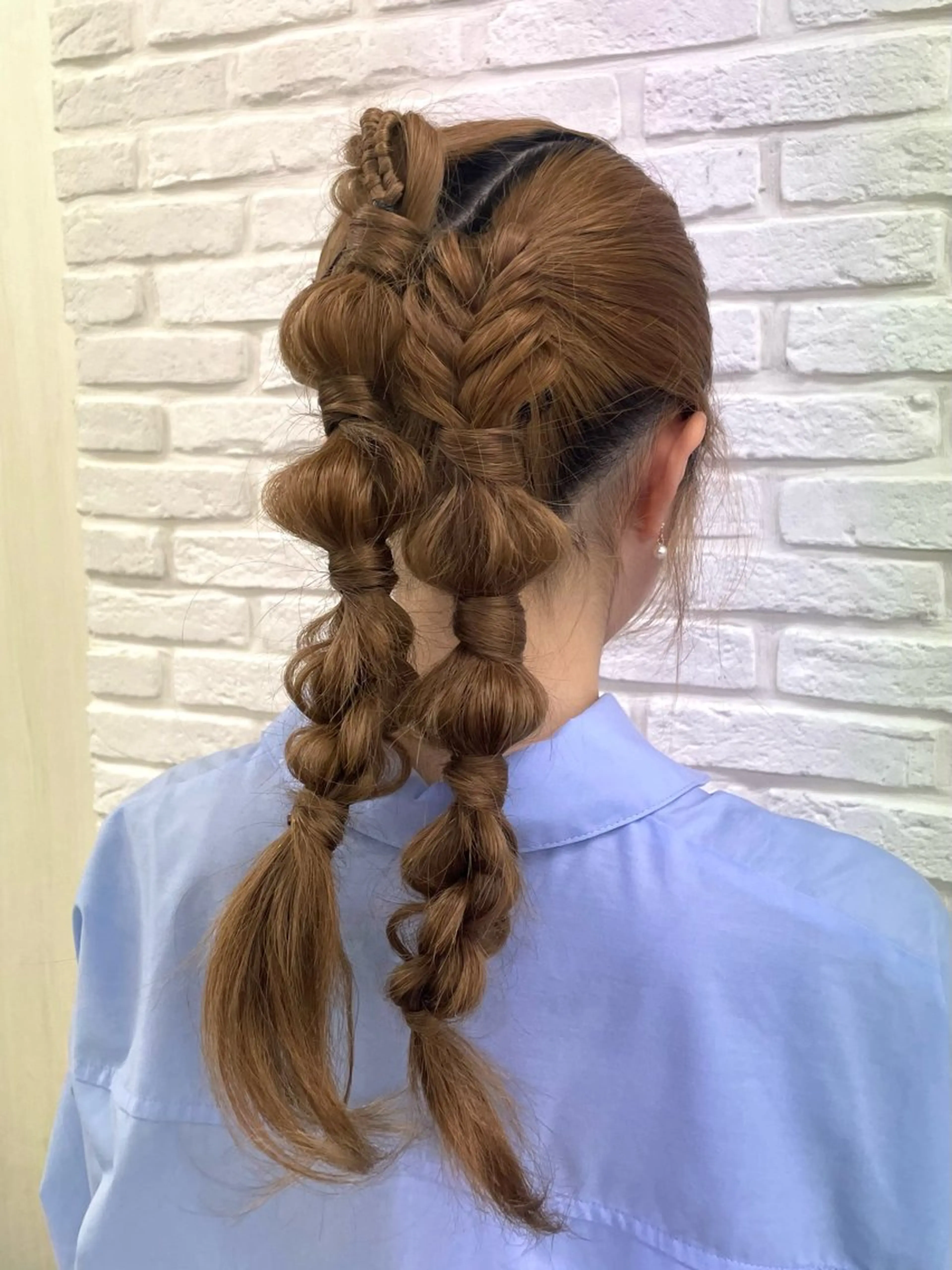 ヘアアレンジ ヘアセット 寒色/ブルーブラック 🐺❄️/ yuu.のヘアスタイル