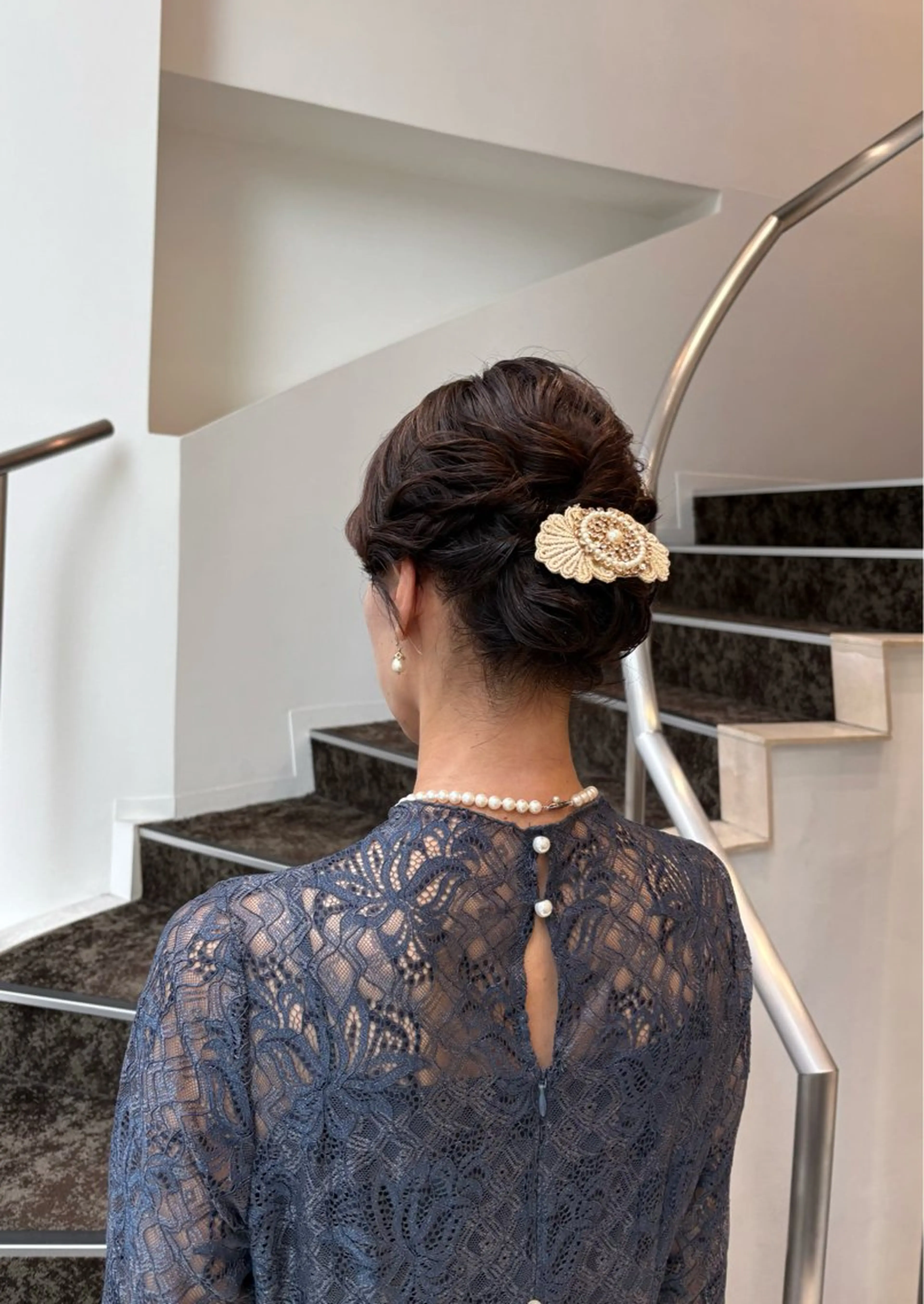 ショート ヘアアレンジ ヘアセット BiBi  藪 菜月のヘアスタイル