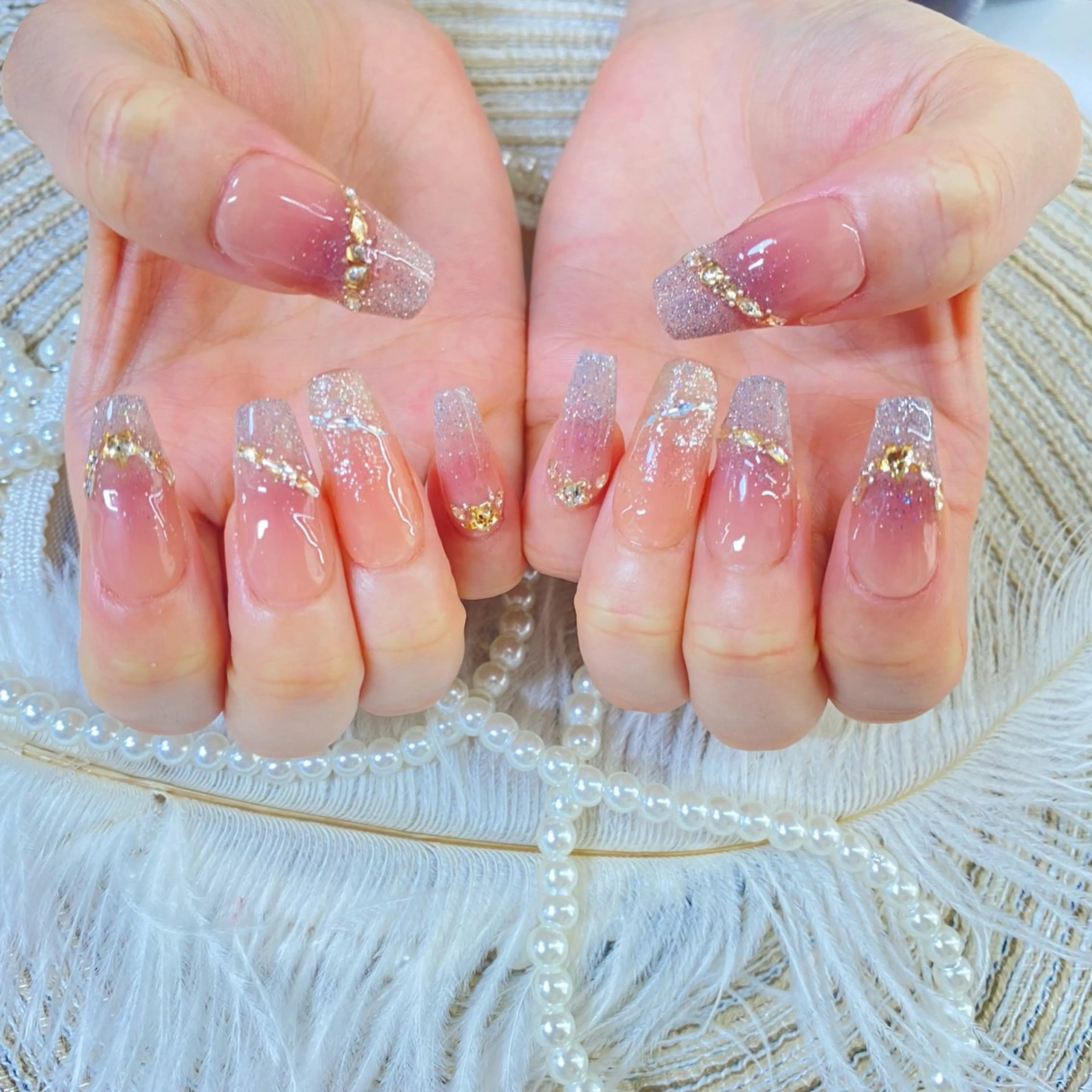 【💅チップ】つけ爪チップデザイン(種類豊富)長さショット🥰🥰ジェルオフ付き💗💗💗の写真