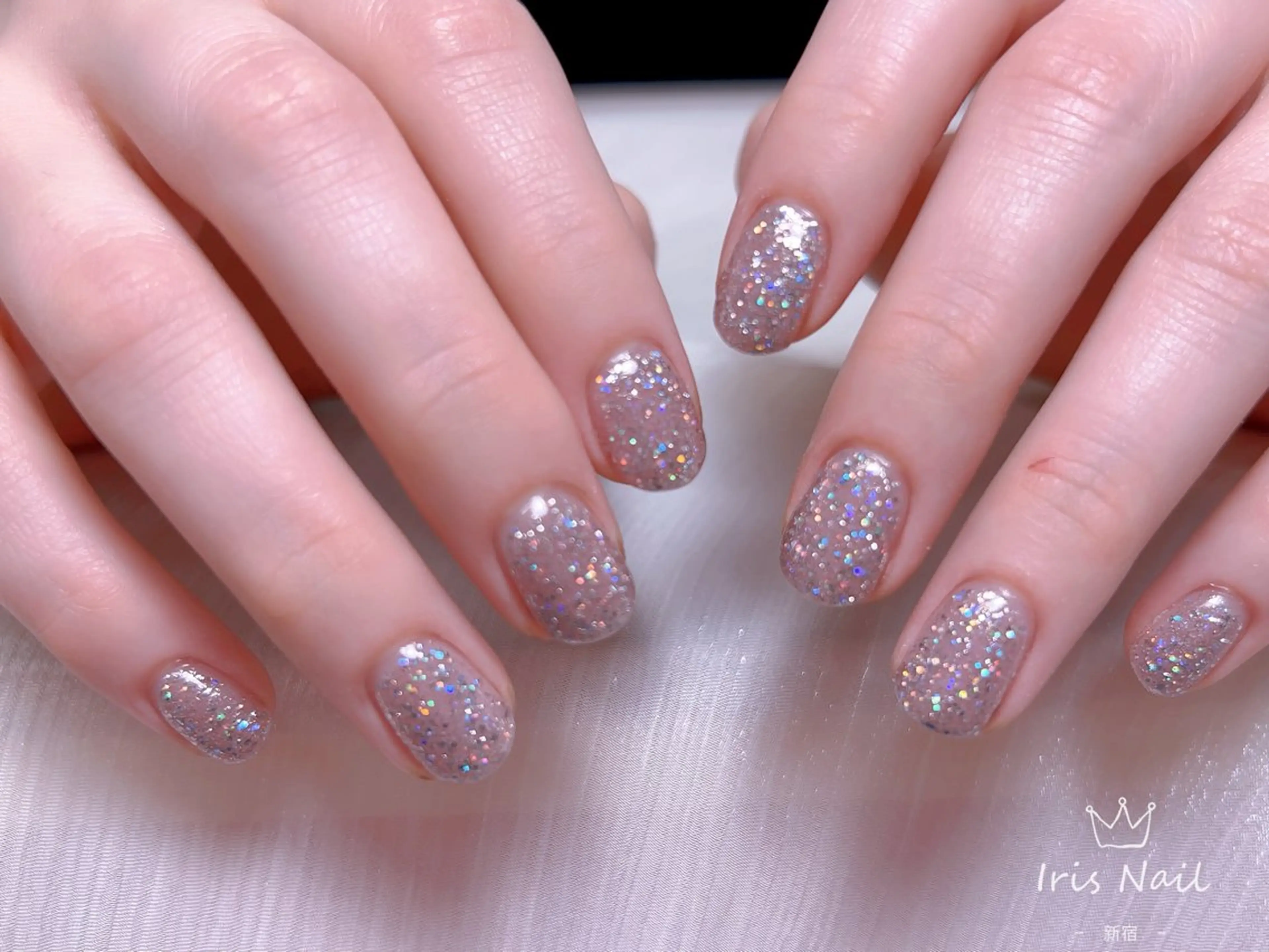 ネイル フレンチネイル ジェルネイル グラデーション 韓国ネイル マグネットネイル 【長さ出し】 IRIS NAILのネイルデザイン
