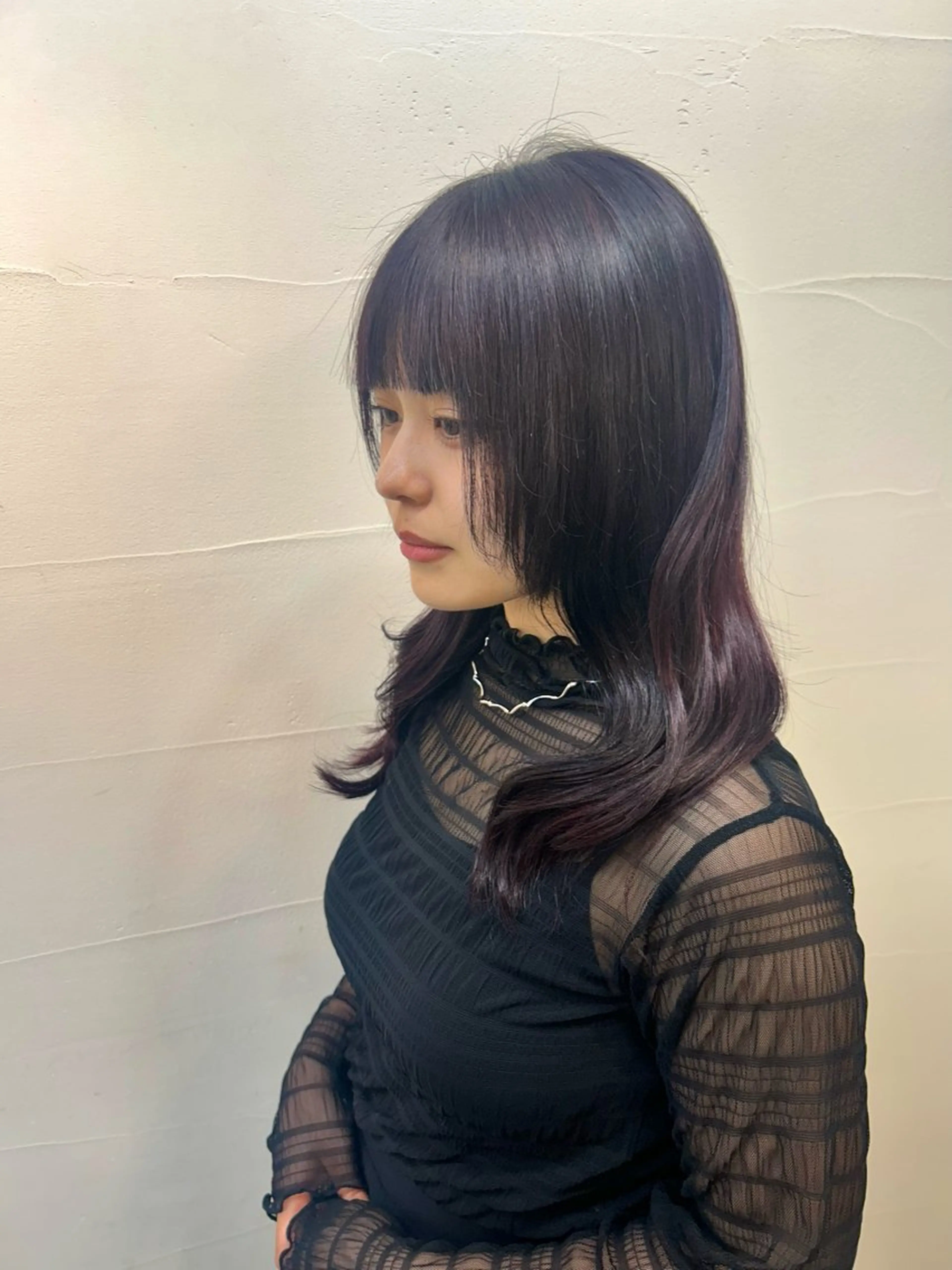 ロング カラー ヘアカラー トリートメント ショート￤ボブ￤顔周 りcut￤ナノコ🎀のヘアスタイル