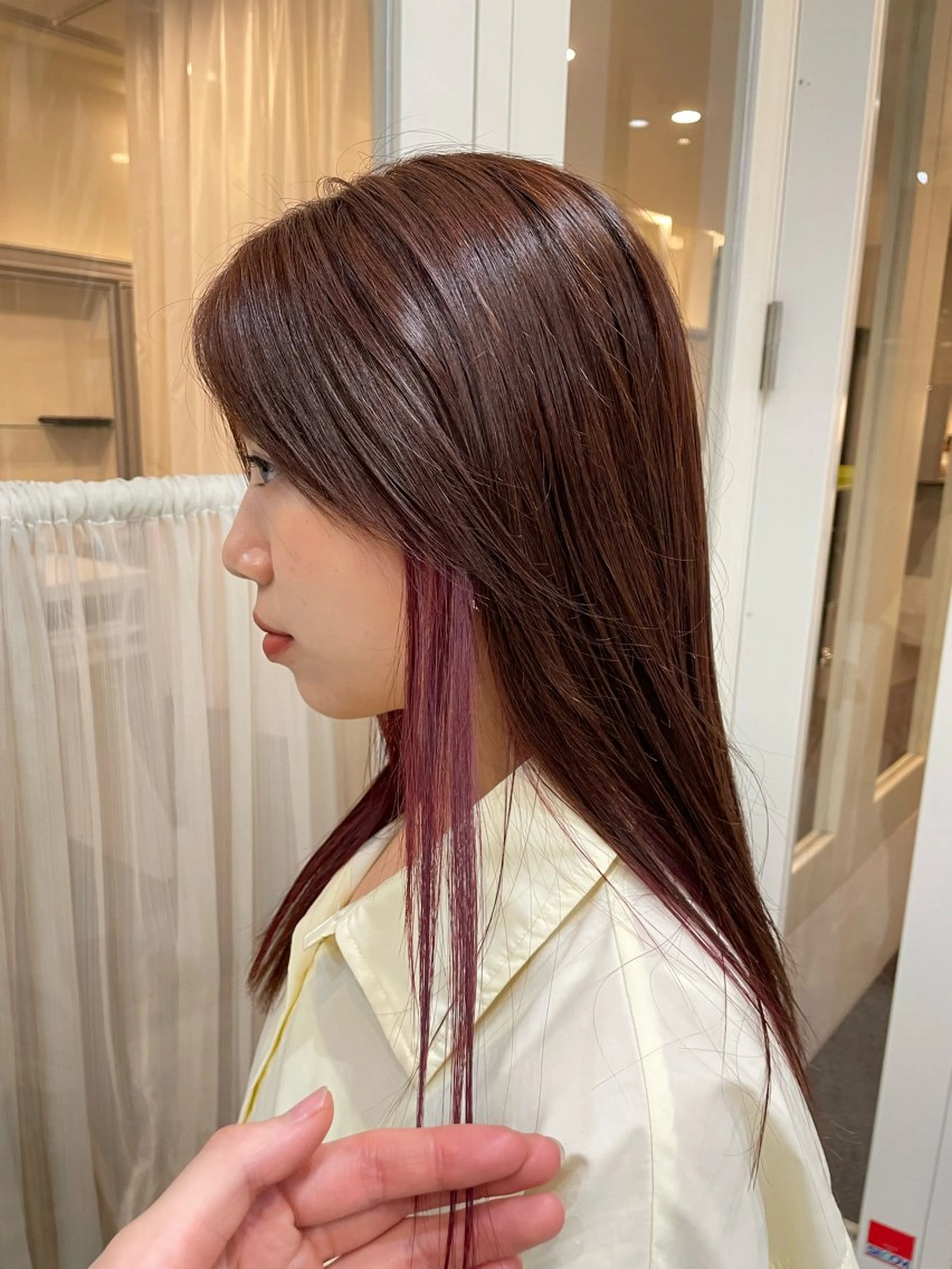 カラー ブリーチ ピンクカラー ココロ🎀/ カットモデル募集中のヘアスタイル