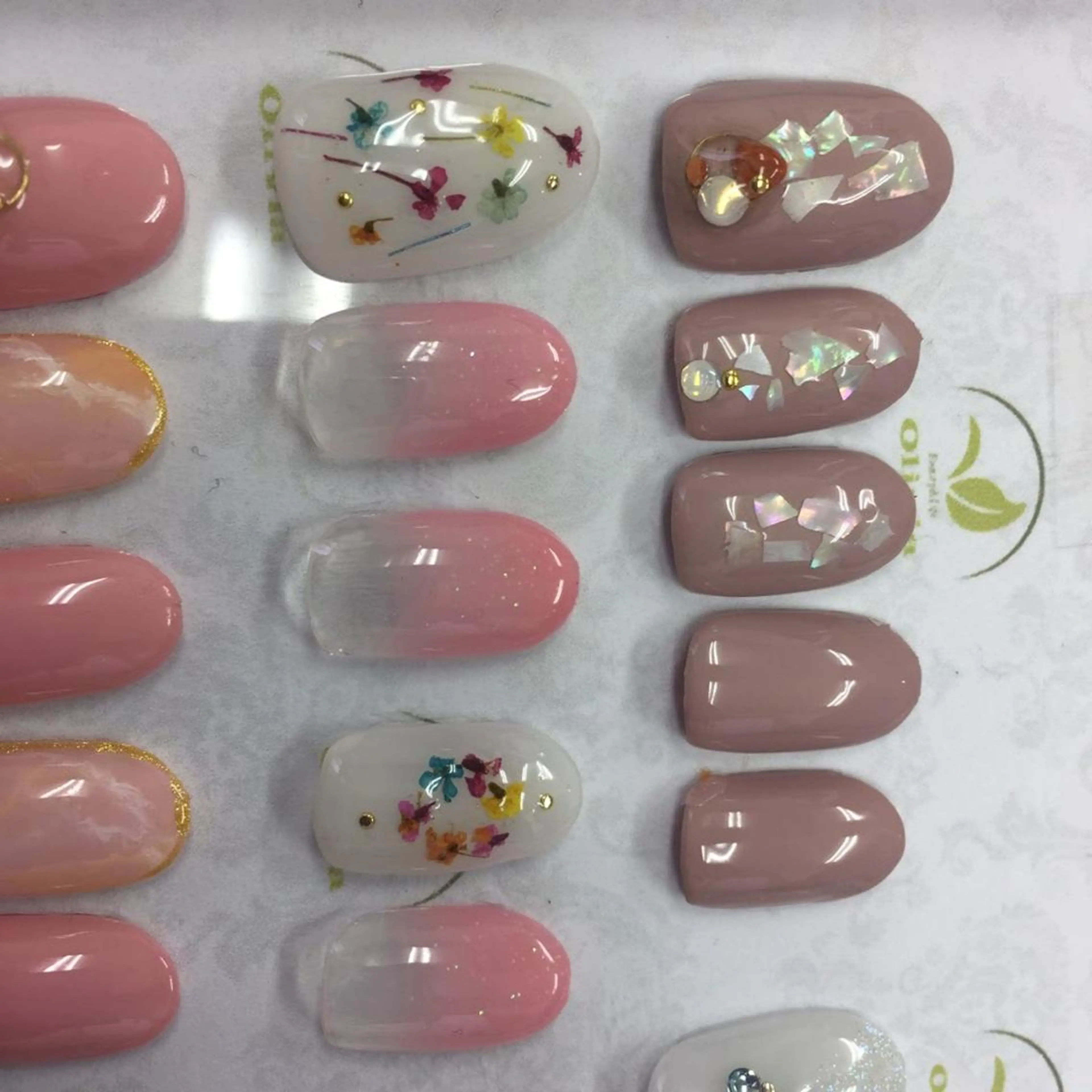 ネイル アートネイル ジェルネイル 大理石ネイル(マーブル) Olivia アイラッシュのマツエク・マツパデザイン