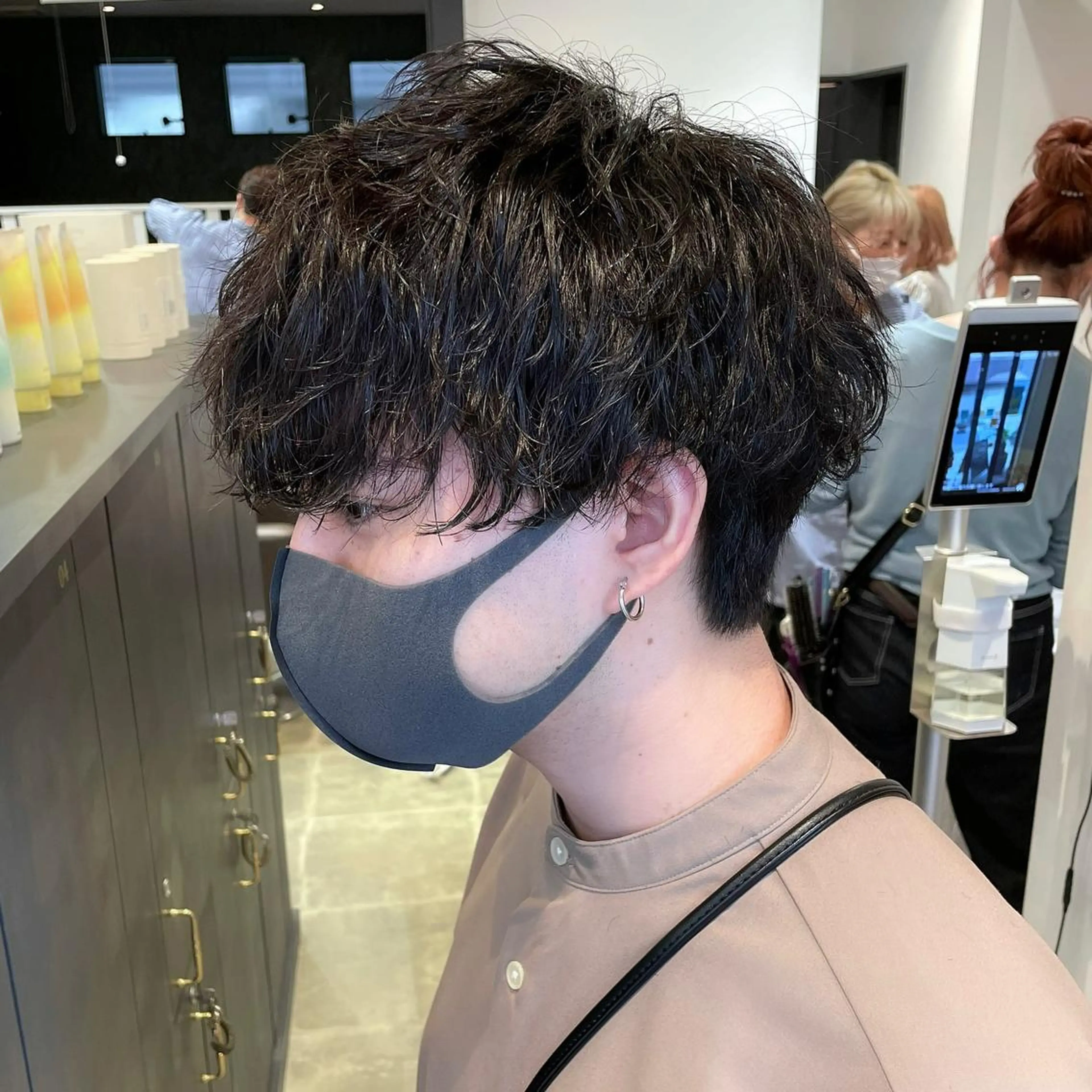 メンズ カット パーマ 細沼 葵のヘアスタイル