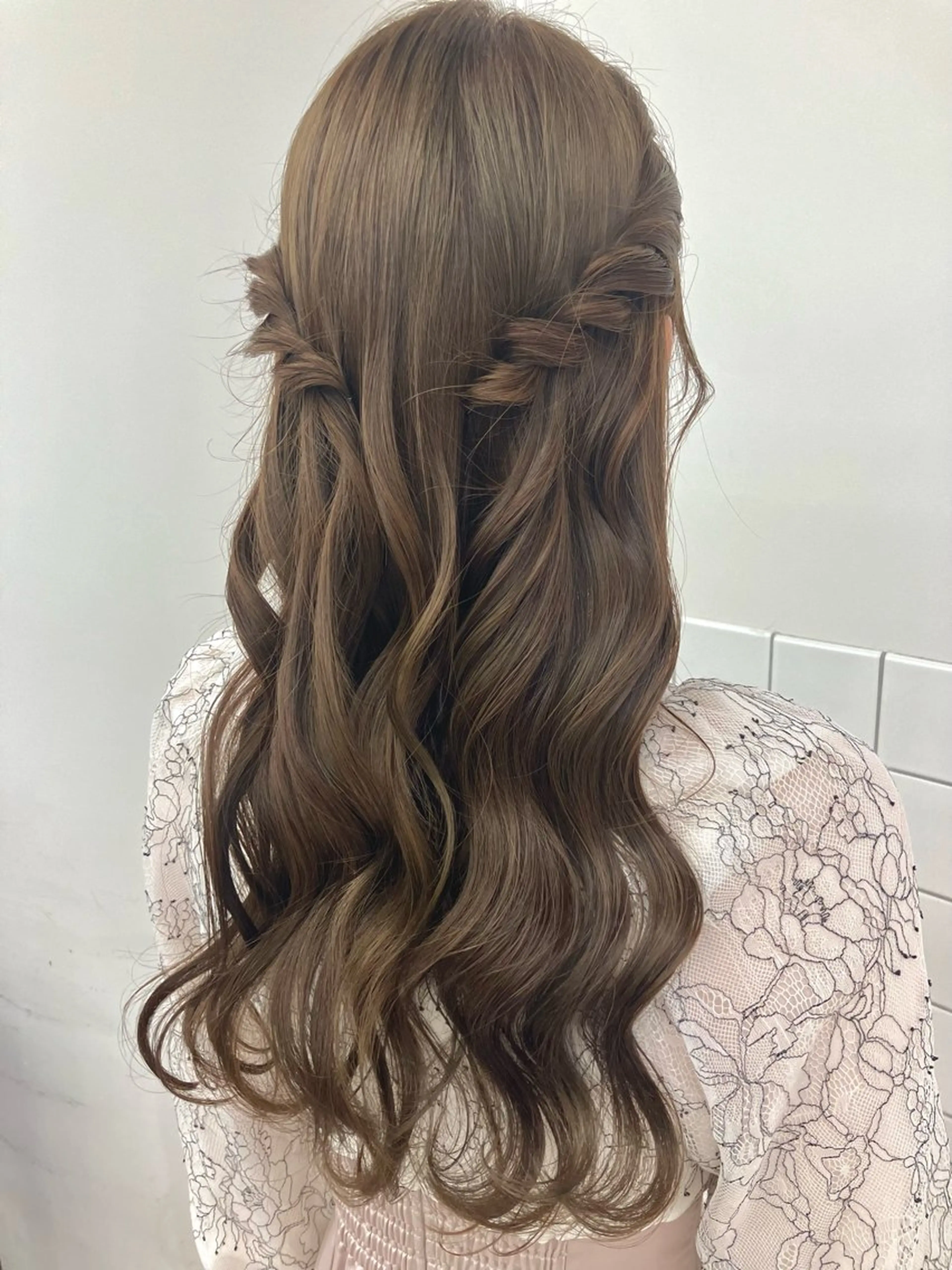 ロング ヘアアレンジ ヘアセット GOTODAY シェアサロン梅田NU茶屋町店所属・髪質改善/艶カラー 縮毛矯正/みほのヘアスタイル
