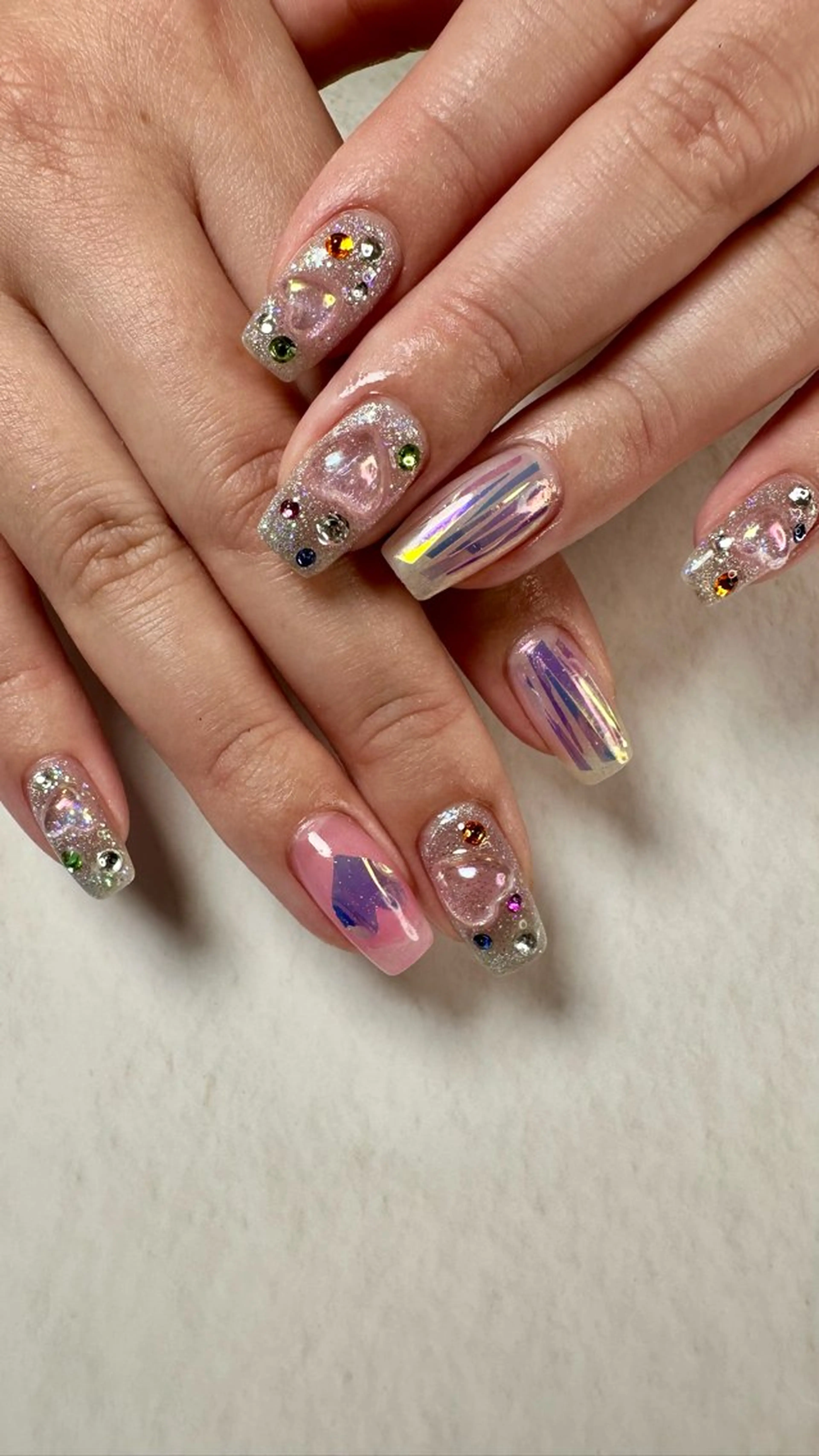 ネイル ニュアンスネイル フットネイル Atelier Ariのネイルデザイン