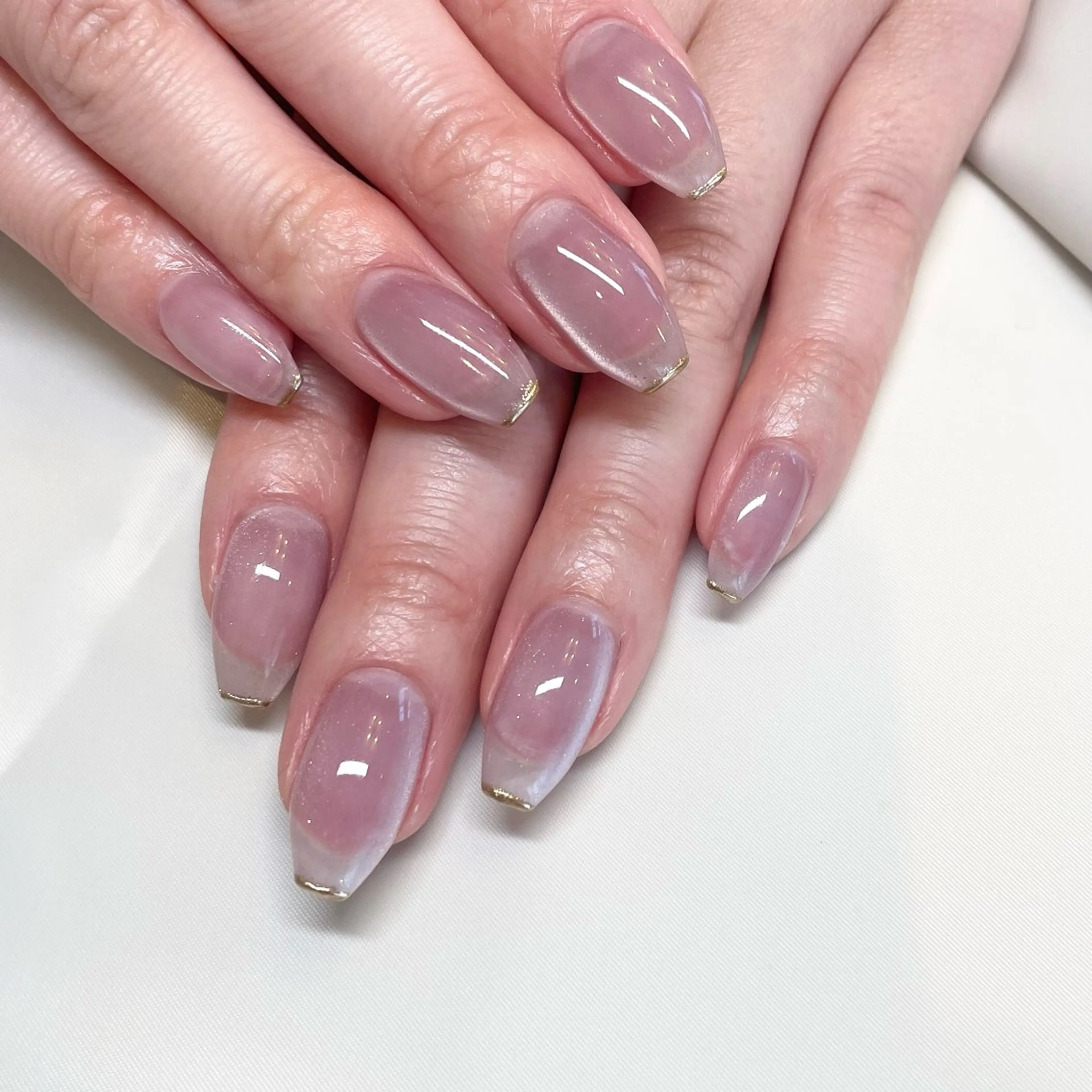 ネイル フレンチネイル マグネットネイル ミラーネイル ハンドネイル ui nailのネイルデザイン