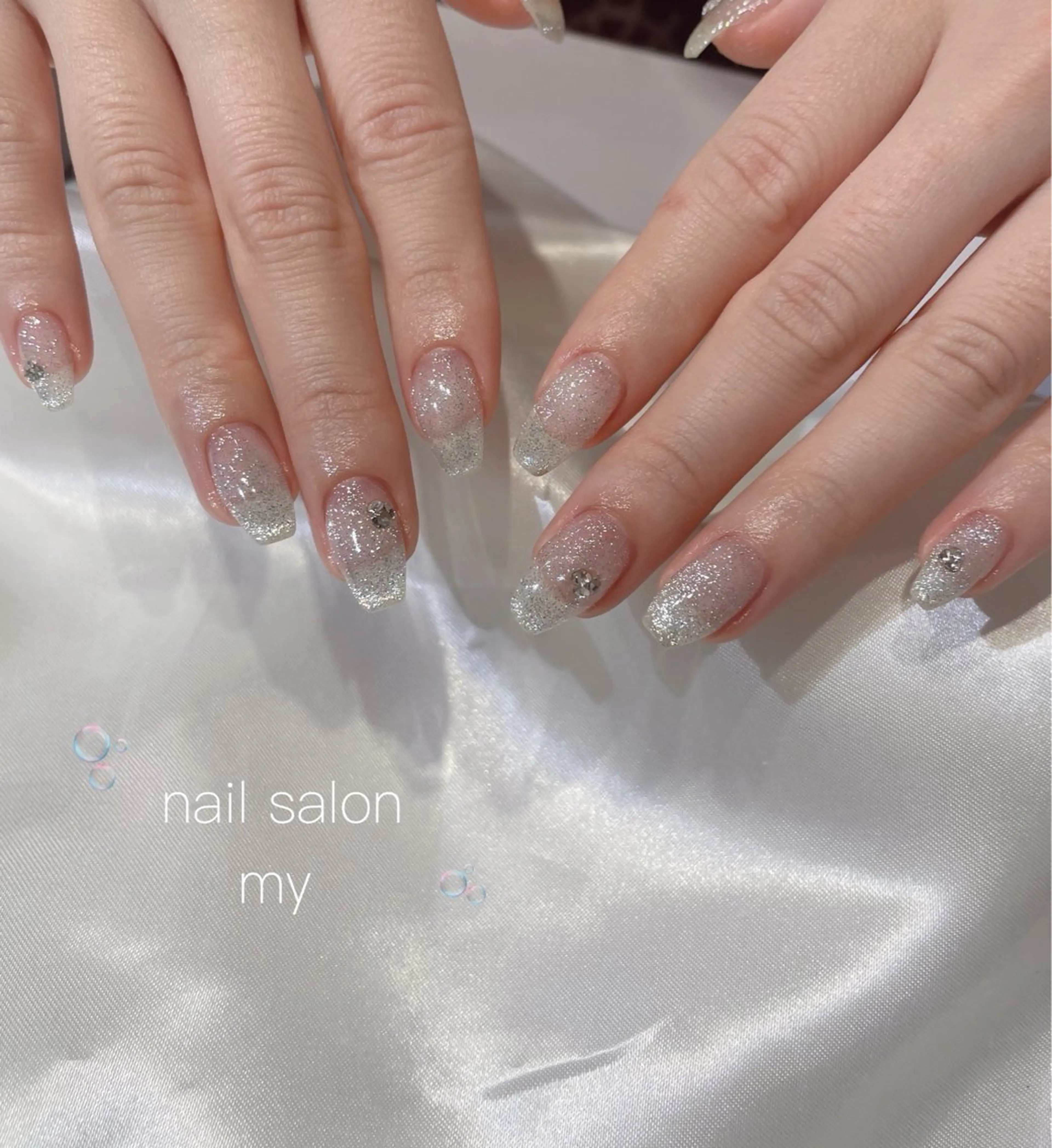 ネイル ジェルネイル 韓国ネイル マグネットネイル ニュアンスネイル パラジェル ハンドネイル Nail salon MY所属・NailSalon MYのネイルデザイン