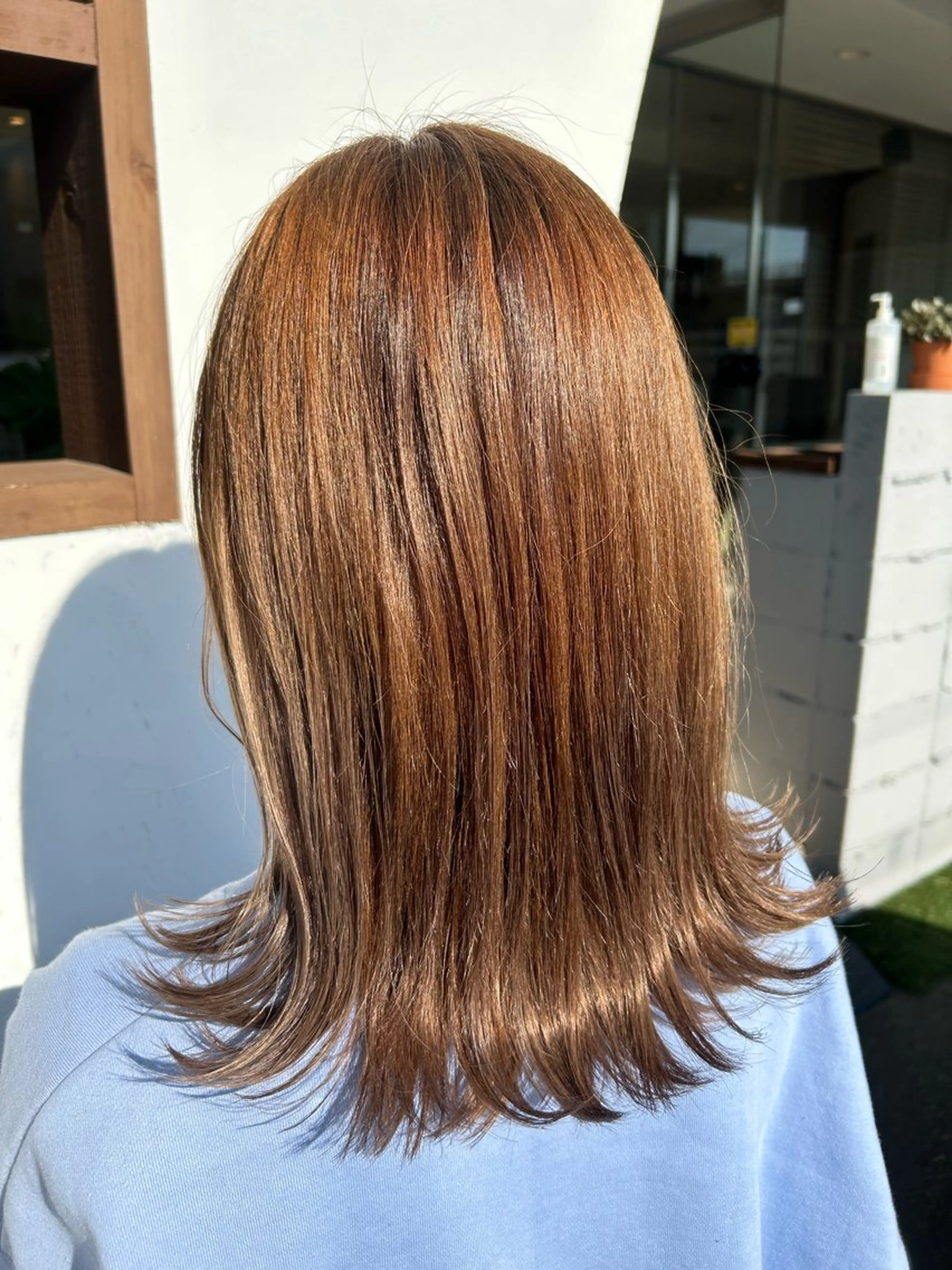 カラー ベージュカラー 美容室 Jフィドルファドル所属・わきた かずなのヘアスタイル