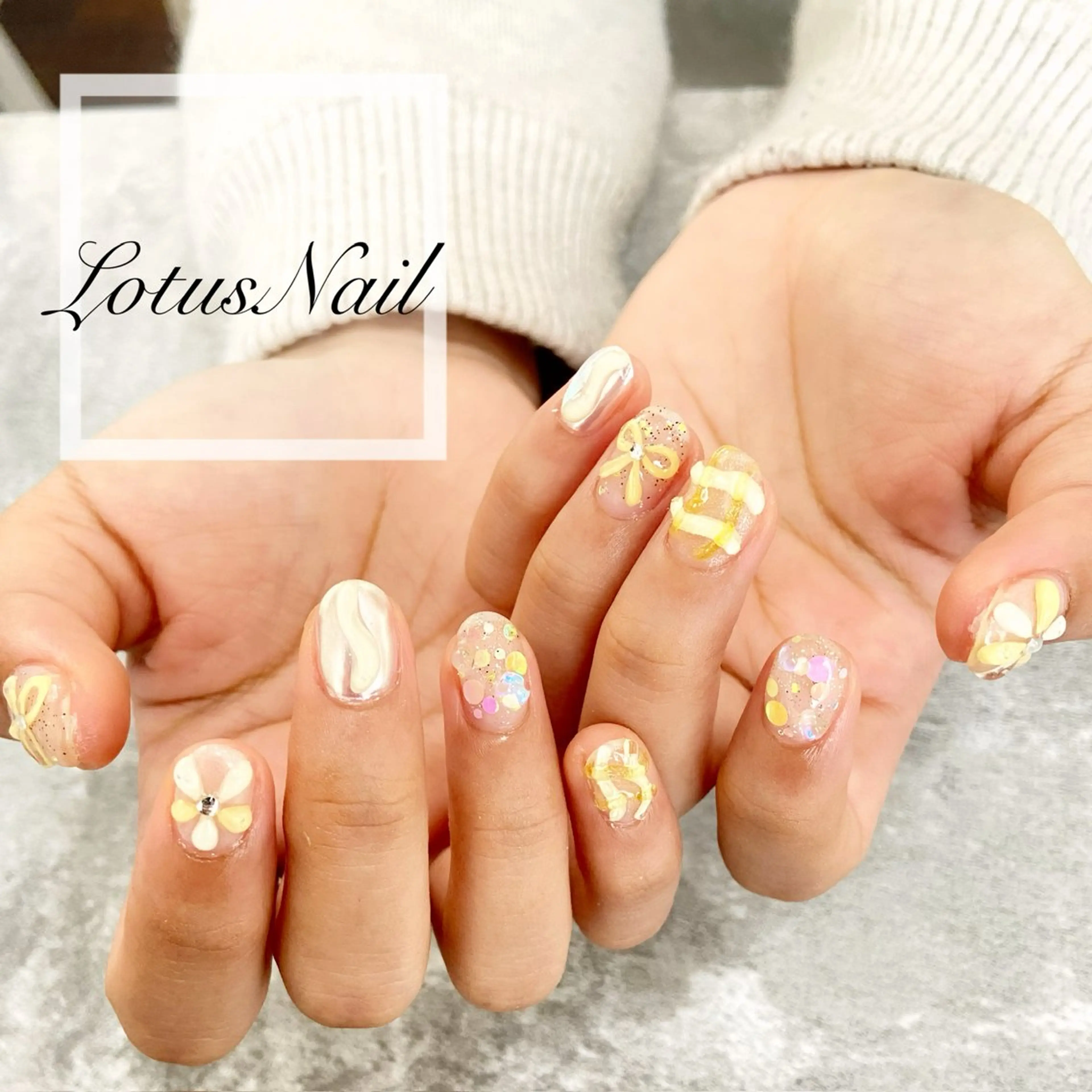 ネイル ハンドネイル Lotus Nailのネイルデザイン