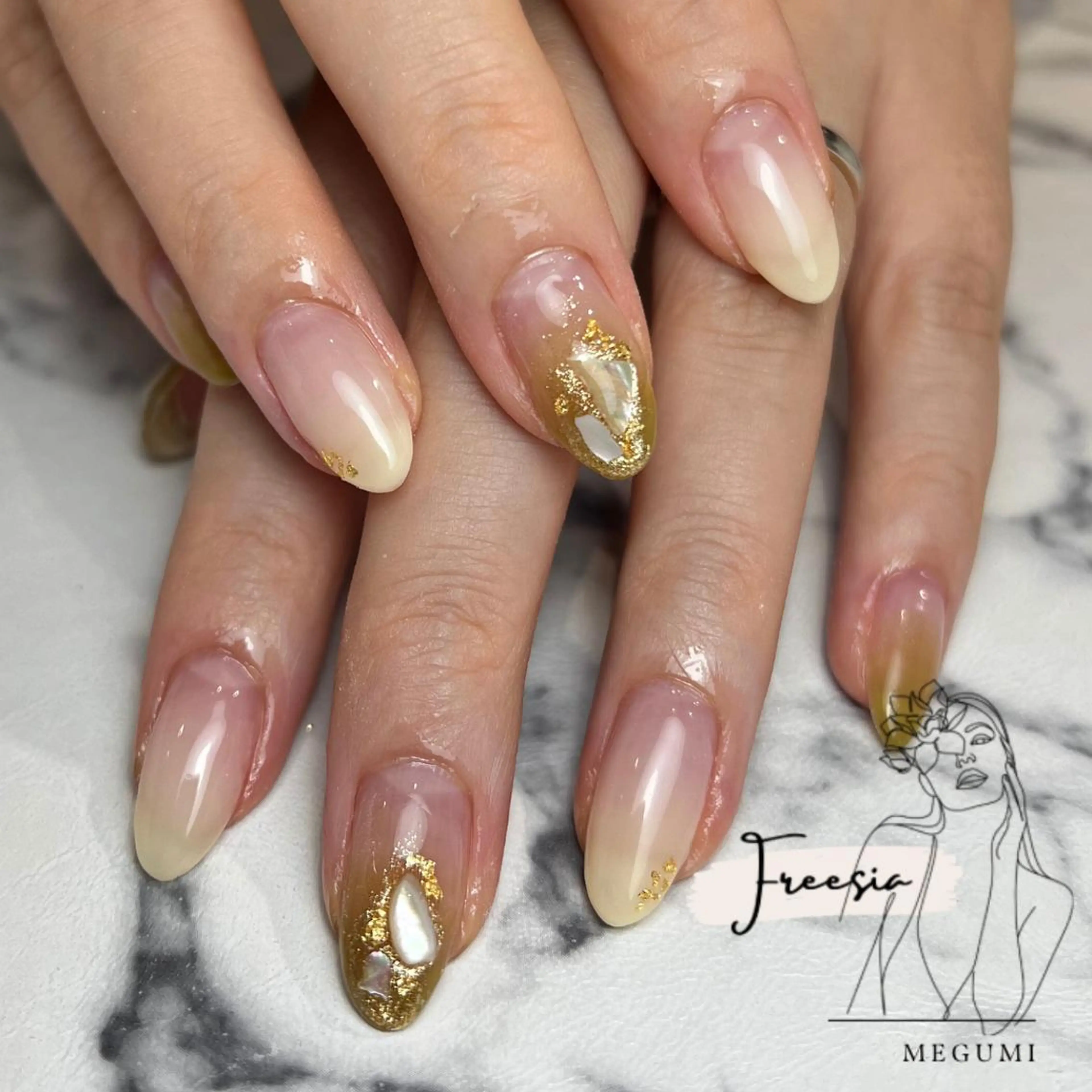 【研修価格】定額デザイン💅✨（※付け替えオフは自店：+500円/他店：700円）の写真