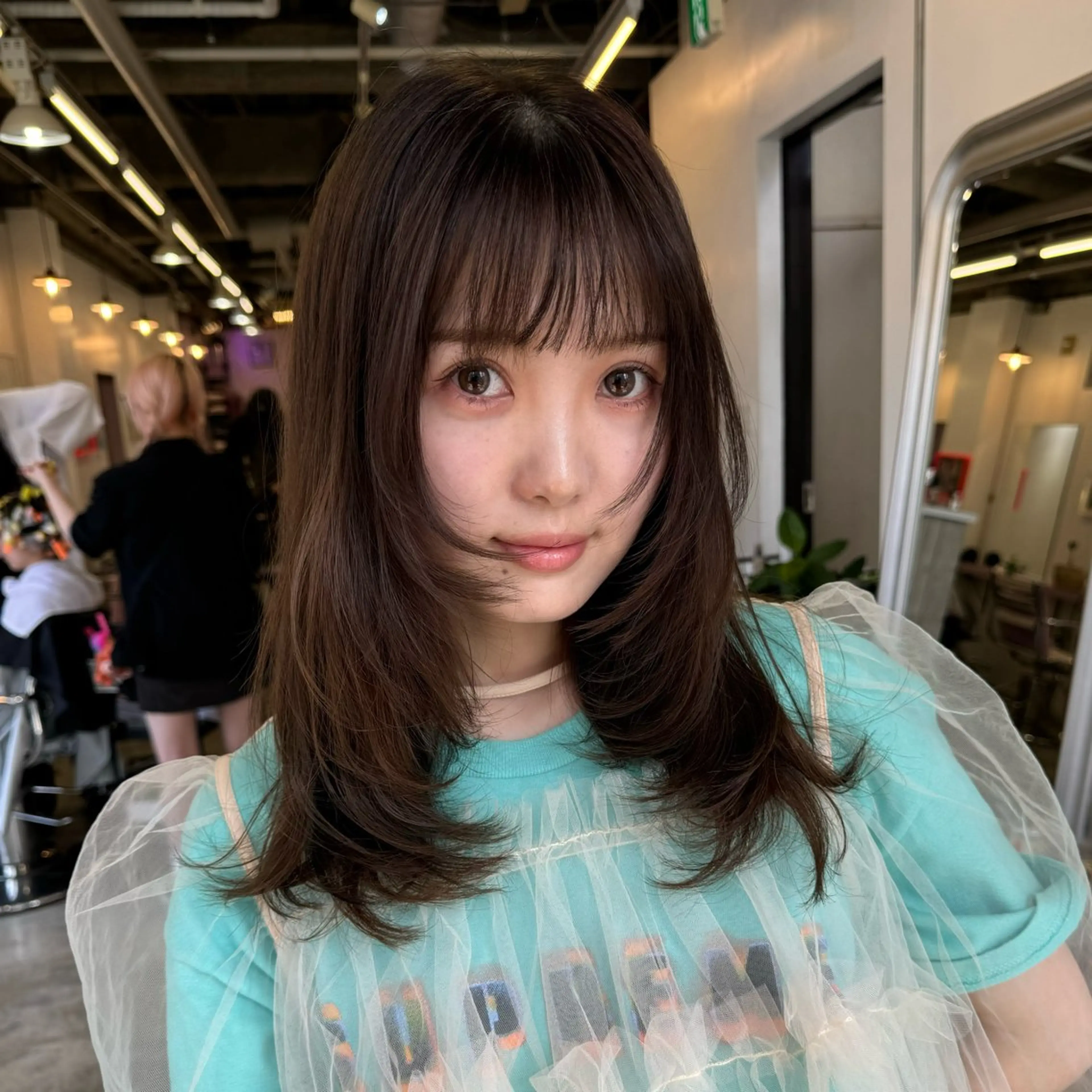 ロング カット ヘアカラー トリートメント 小森 祐希のヘアスタイル
