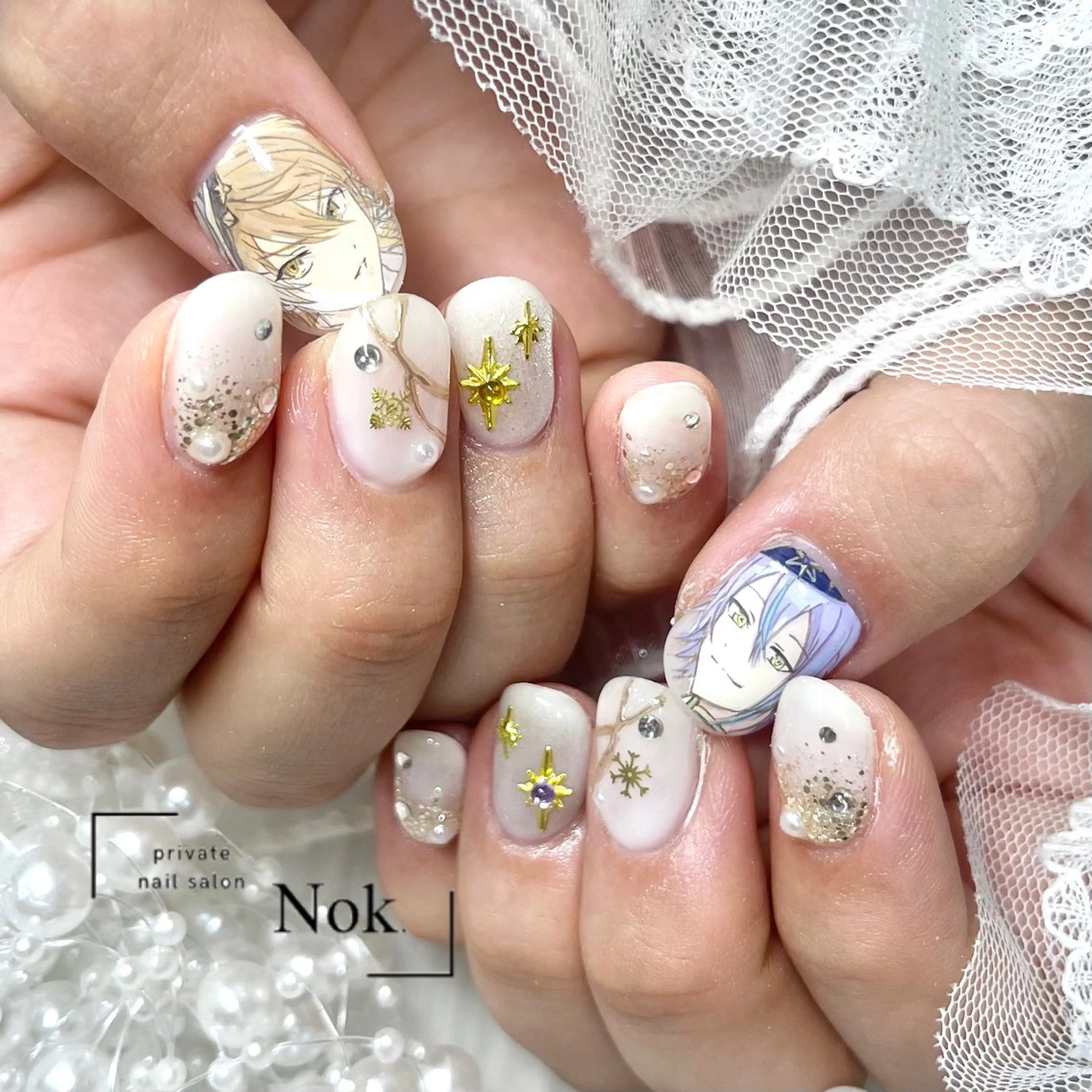 ネイル ハンドネイル 池袋痛ネイル Nok. 渡辺のネイルデザイン