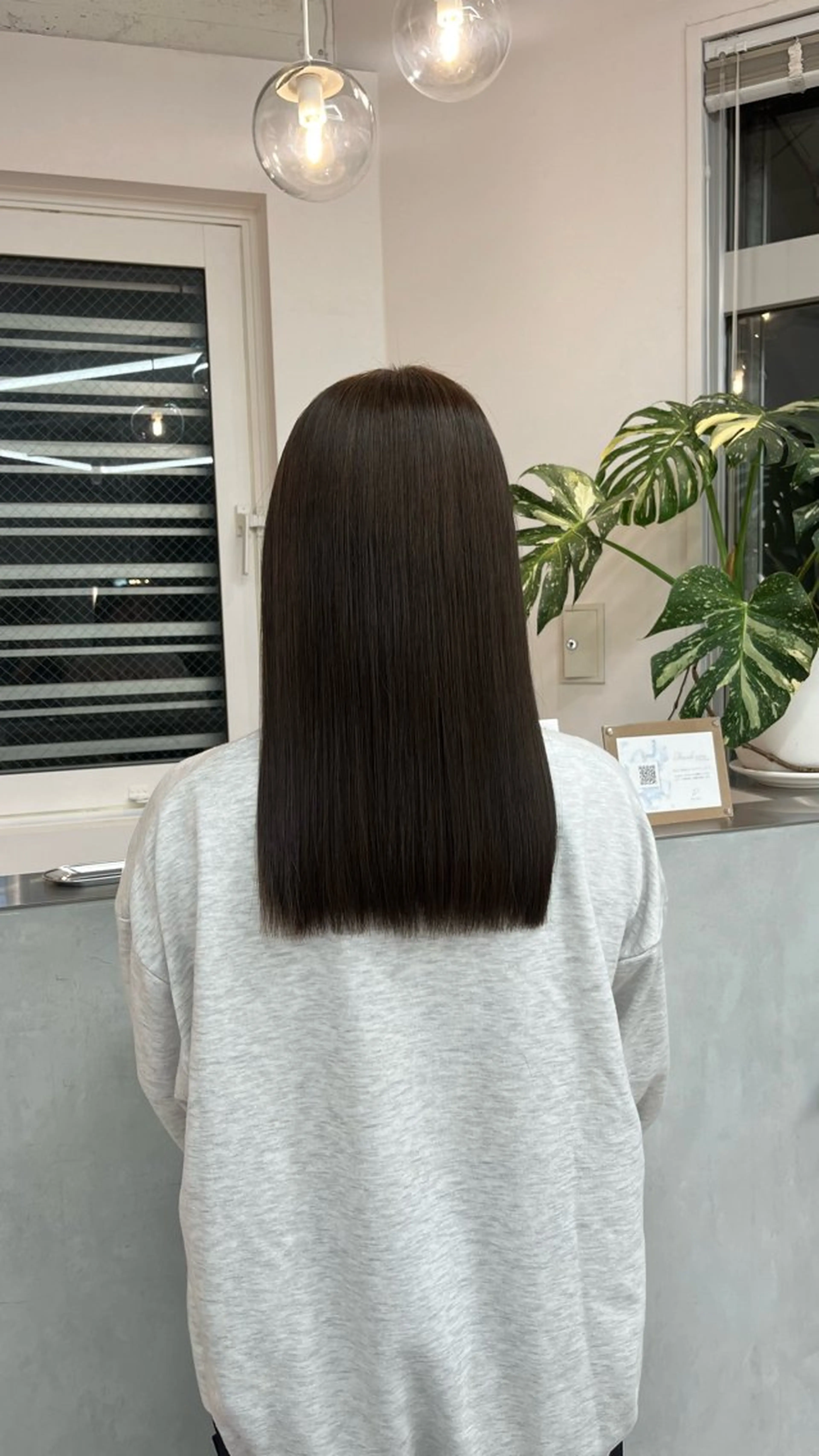 縮毛矯正 碓氷 梨乃のヘアスタイル