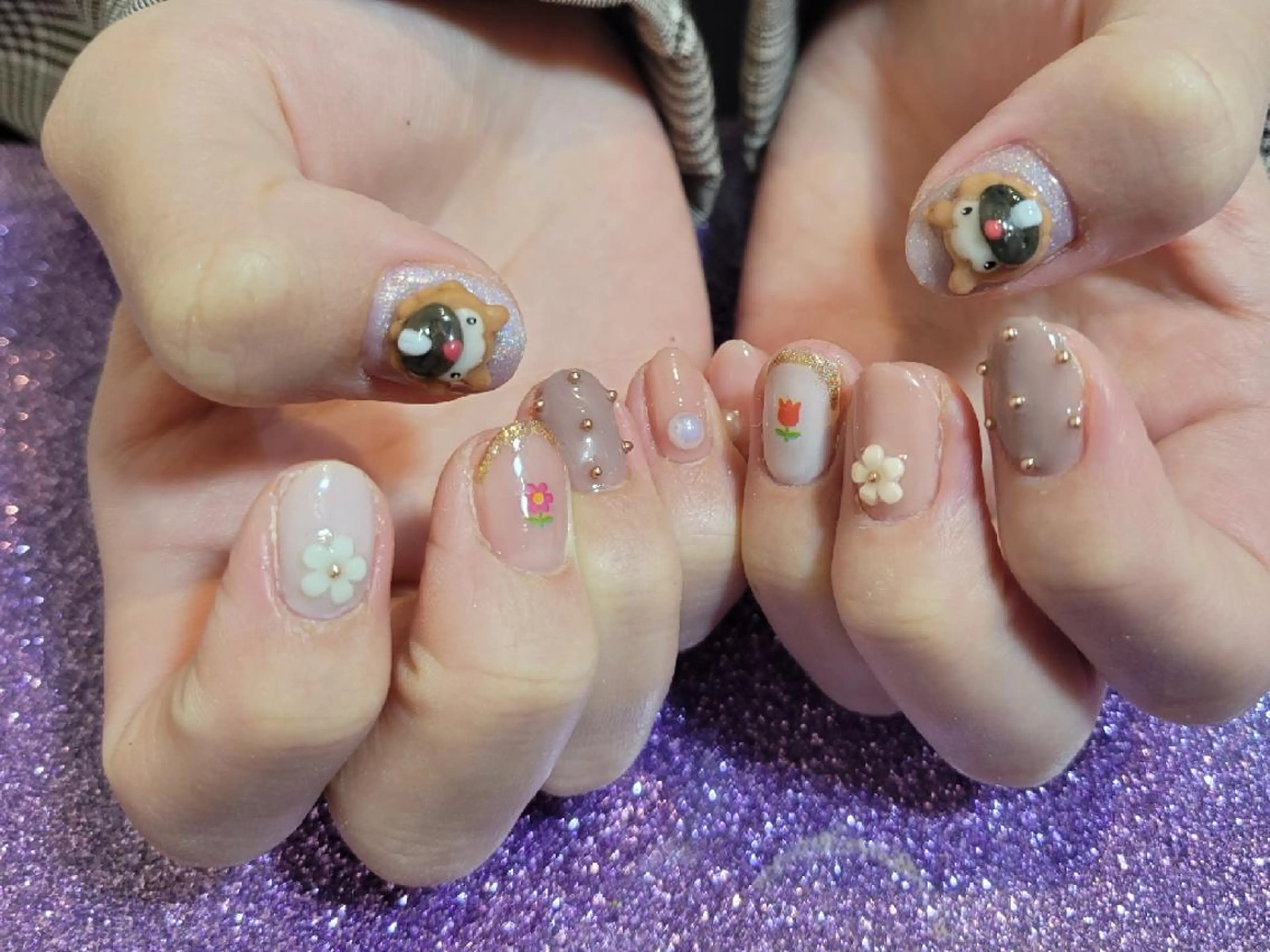 ネイル 💜bora .のネイルデザイン