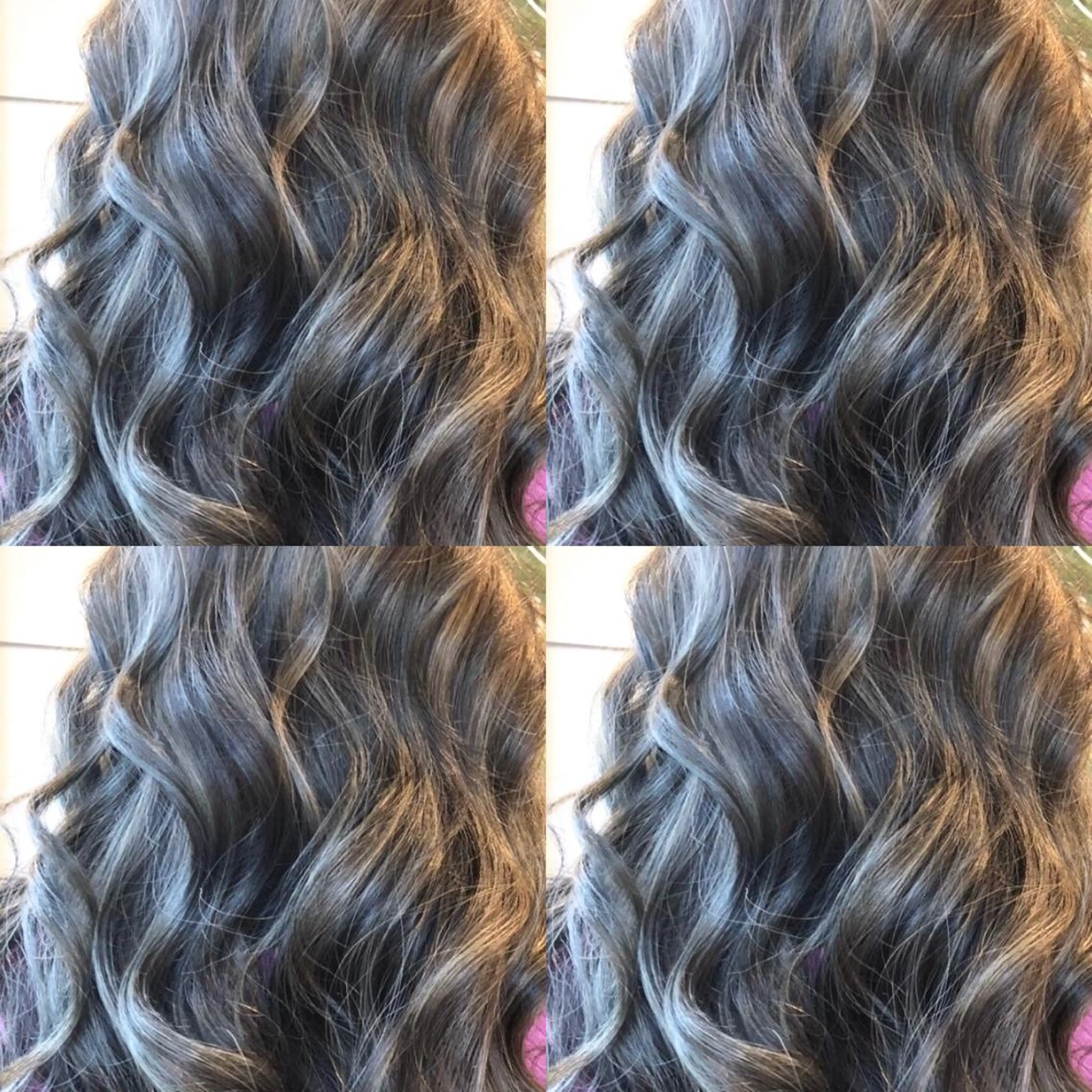 ロング カラー ヘアカラー Hanna by W_SALONのヘアスタイル