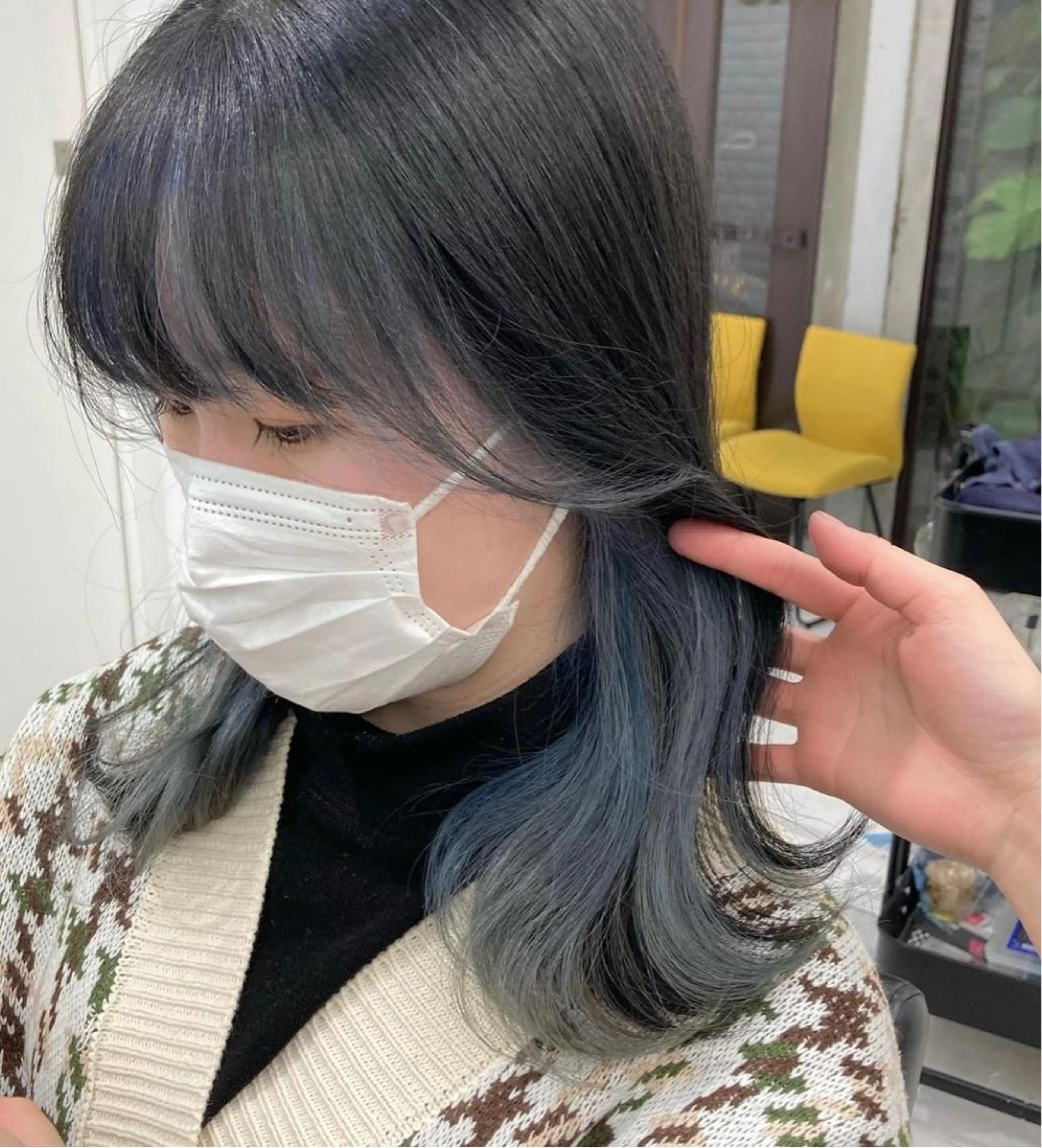 ミディアム アッシュ ピンクブラウン パープルカラー ボブ 学生 当日予約大歓迎💕/ Chisatoのヘアスタイル