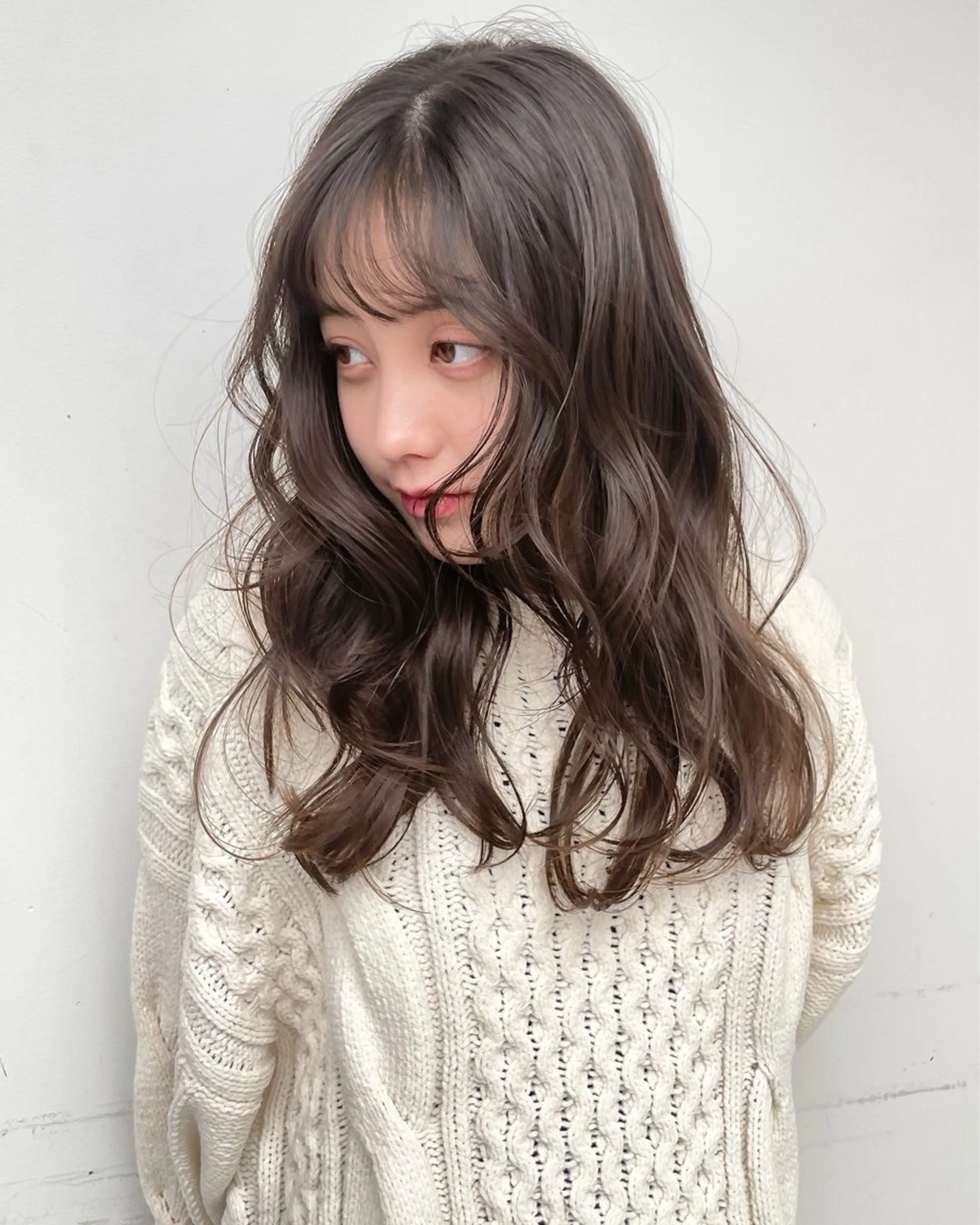 ロング 似合わせ/透明感 /レイヤー/りほ🤍のヘアスタイル