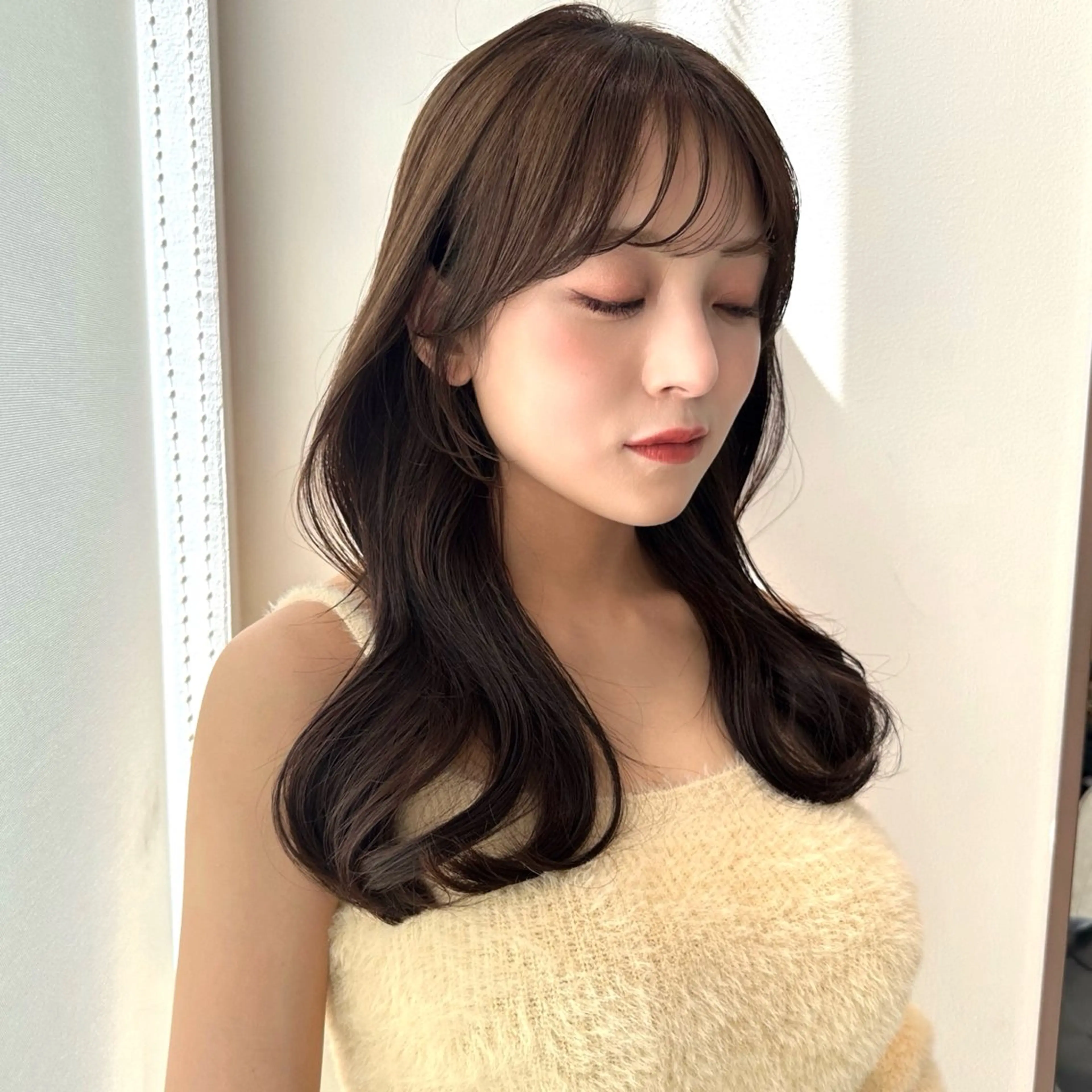 セミロング カラー ヨシンモリ カット ヘアカラー トリートメント take/ショート& レイヤーカット/銀座のヘアスタイル