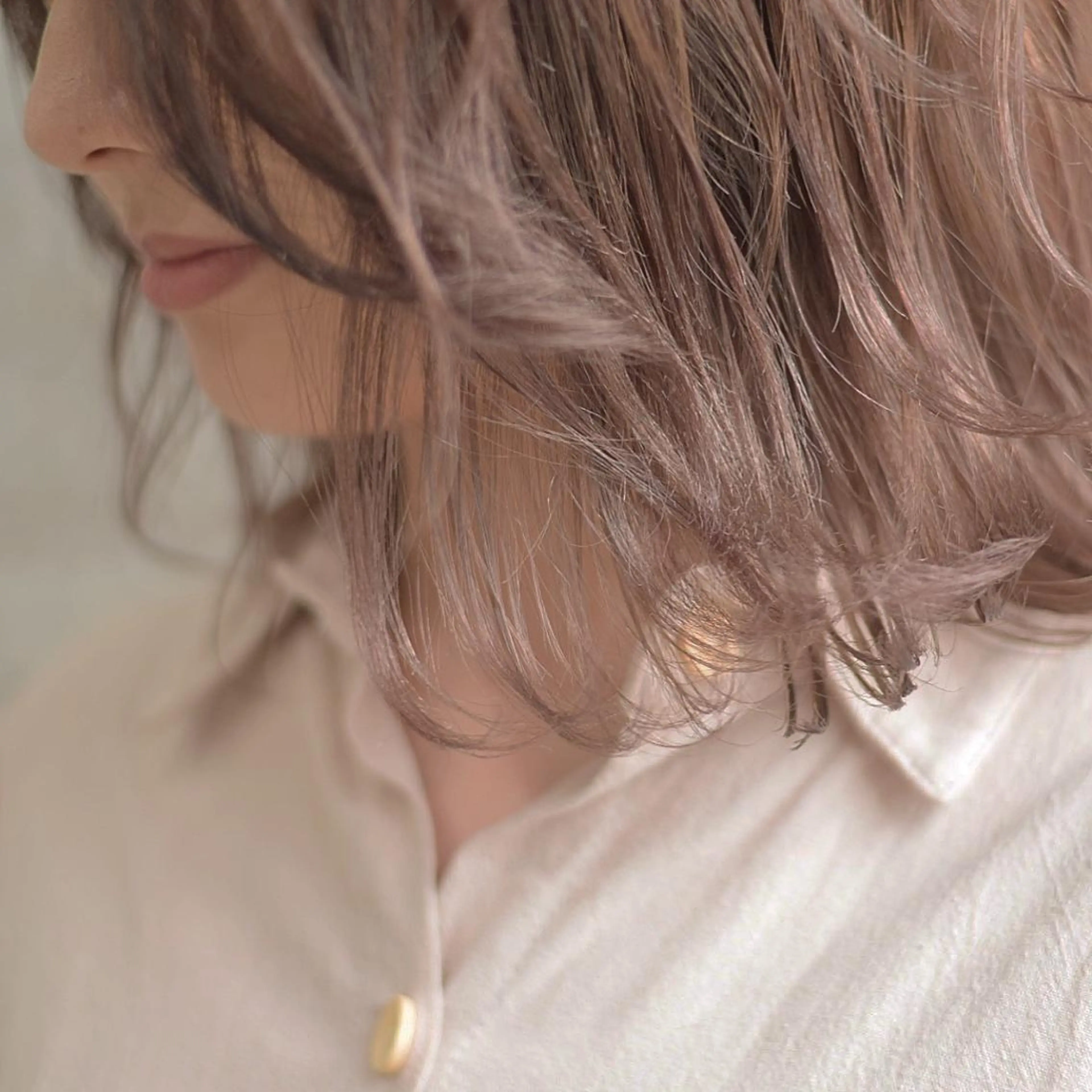 ショート カラー ピンクカラー ハイトーンカラー RYUのヘアスタイル