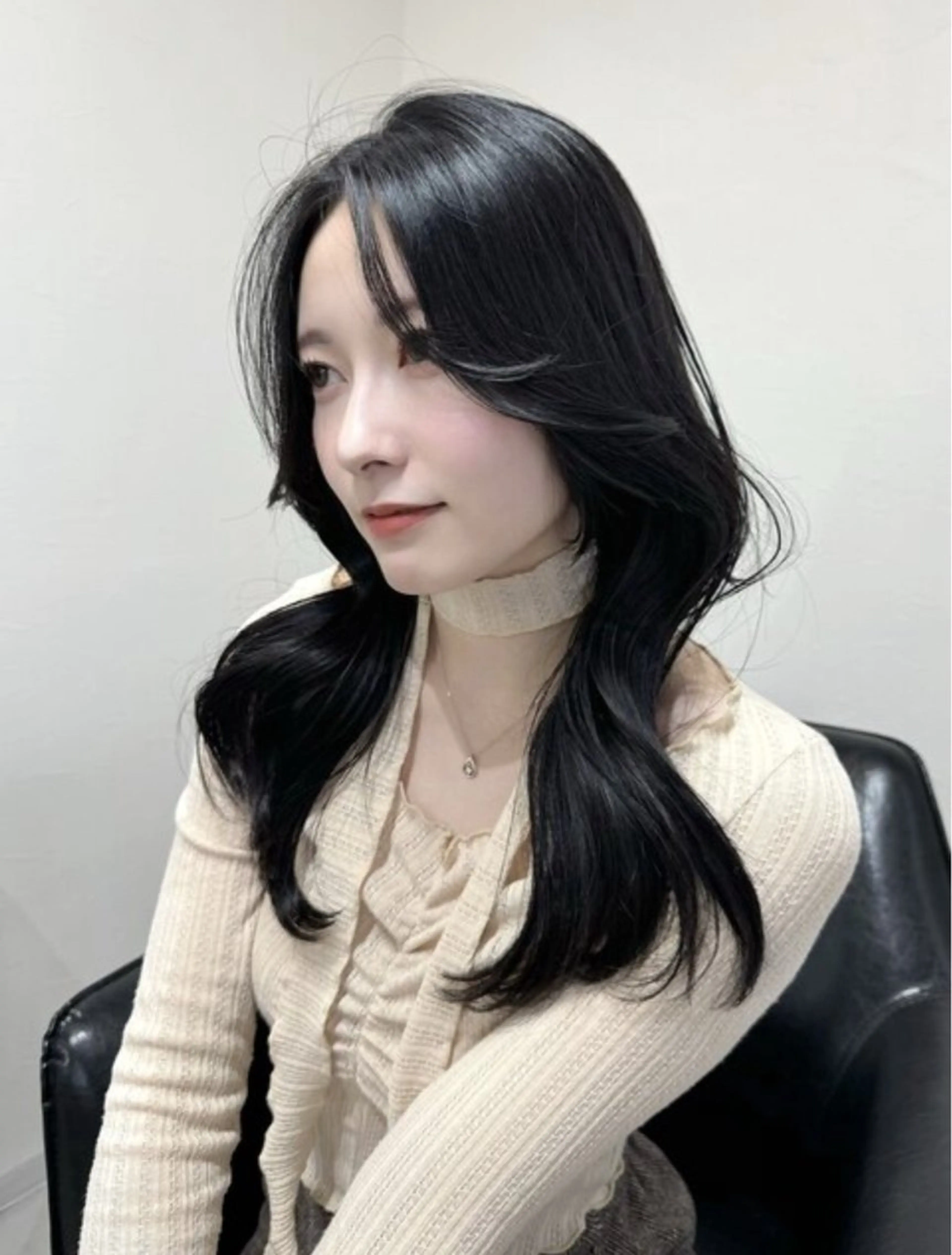 ロング カット ヘアカラー トリートメント レイヤー/くびれ巻き 三好悠生のヘアスタイル