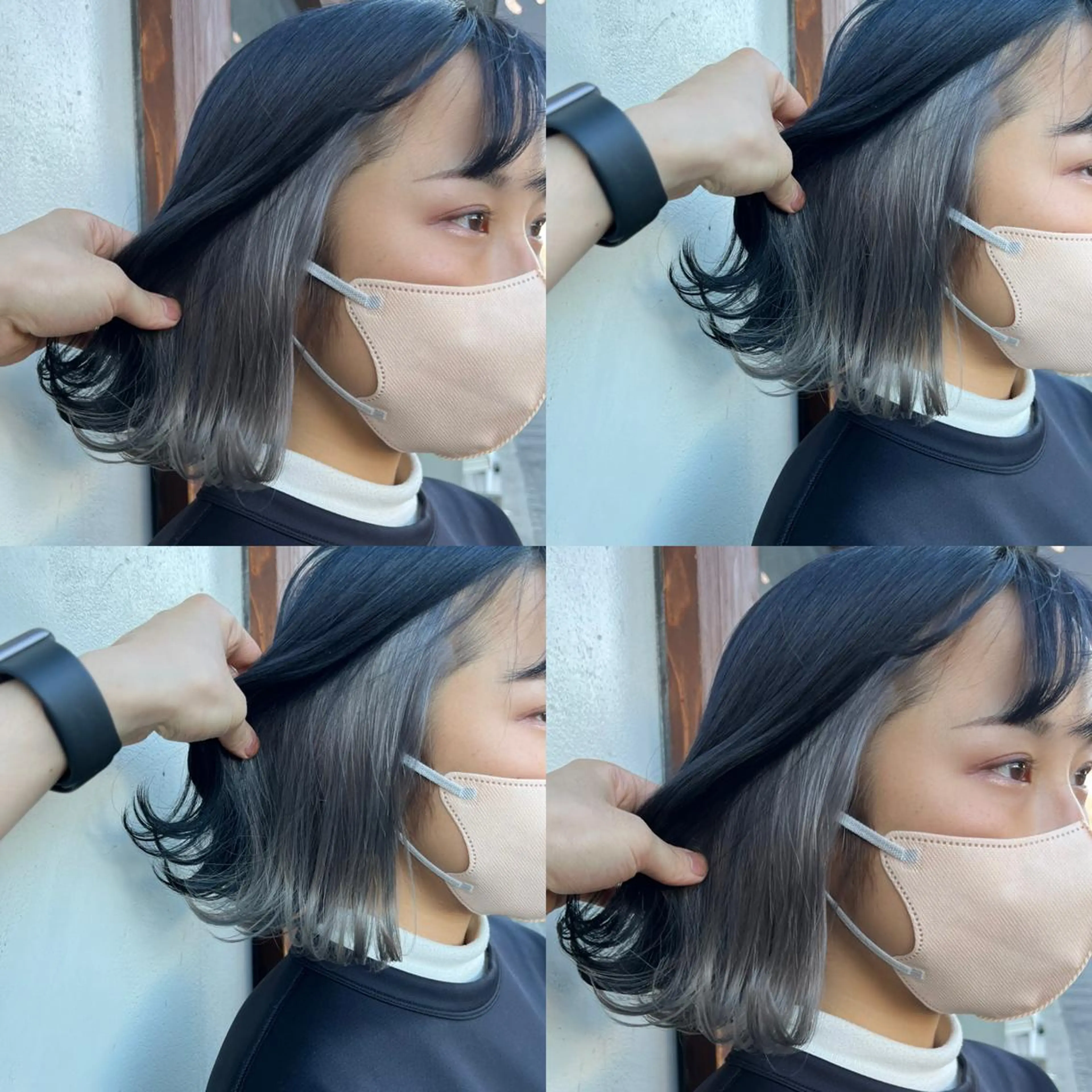 ミディアム カラー ekolu所属・髪質改善・縮毛矯正 特化・ユウシンのヘアスタイル