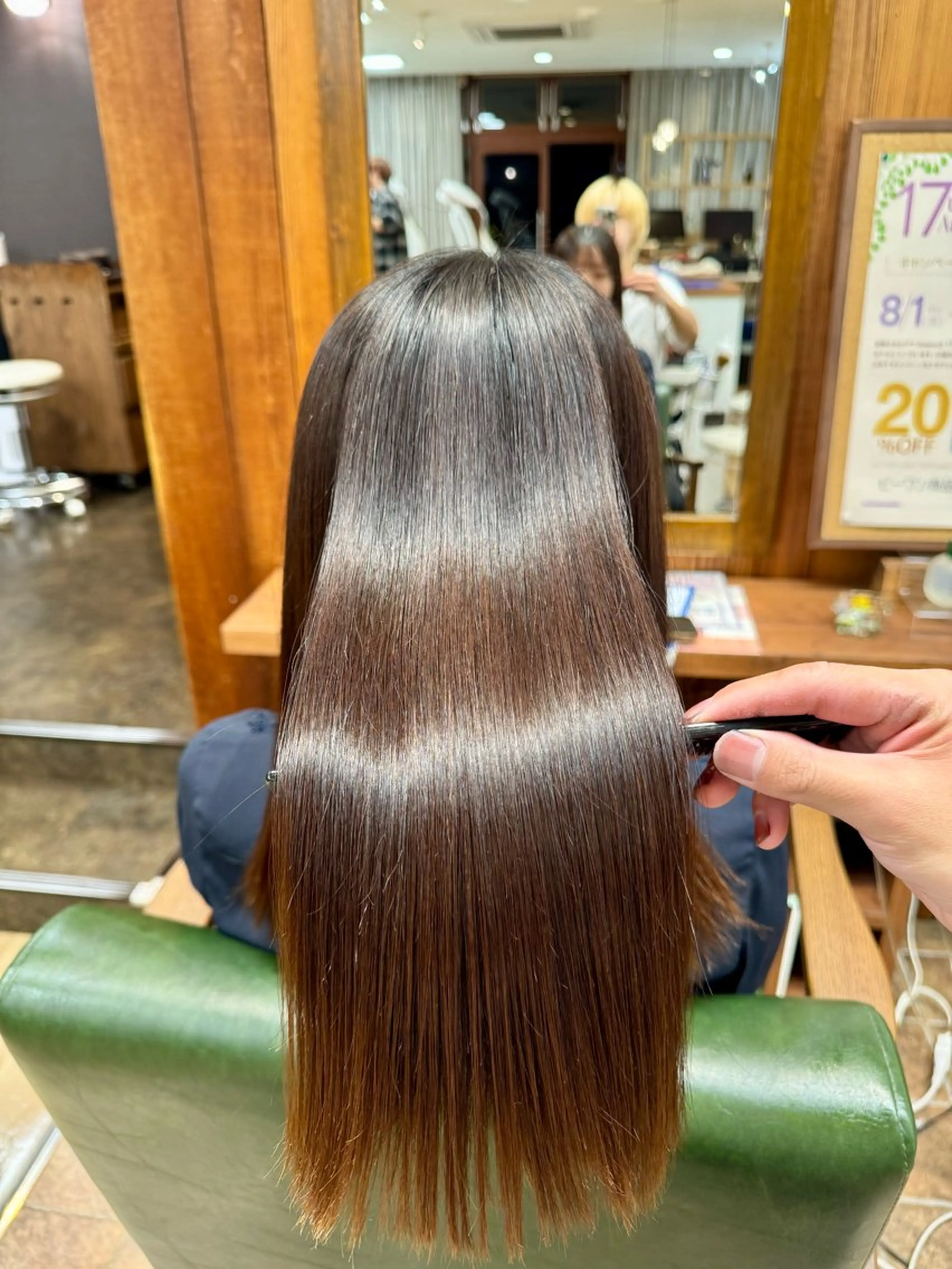 セミロング 縮毛矯正 縮毛矯正 梶尾 悠人のヘアスタイル