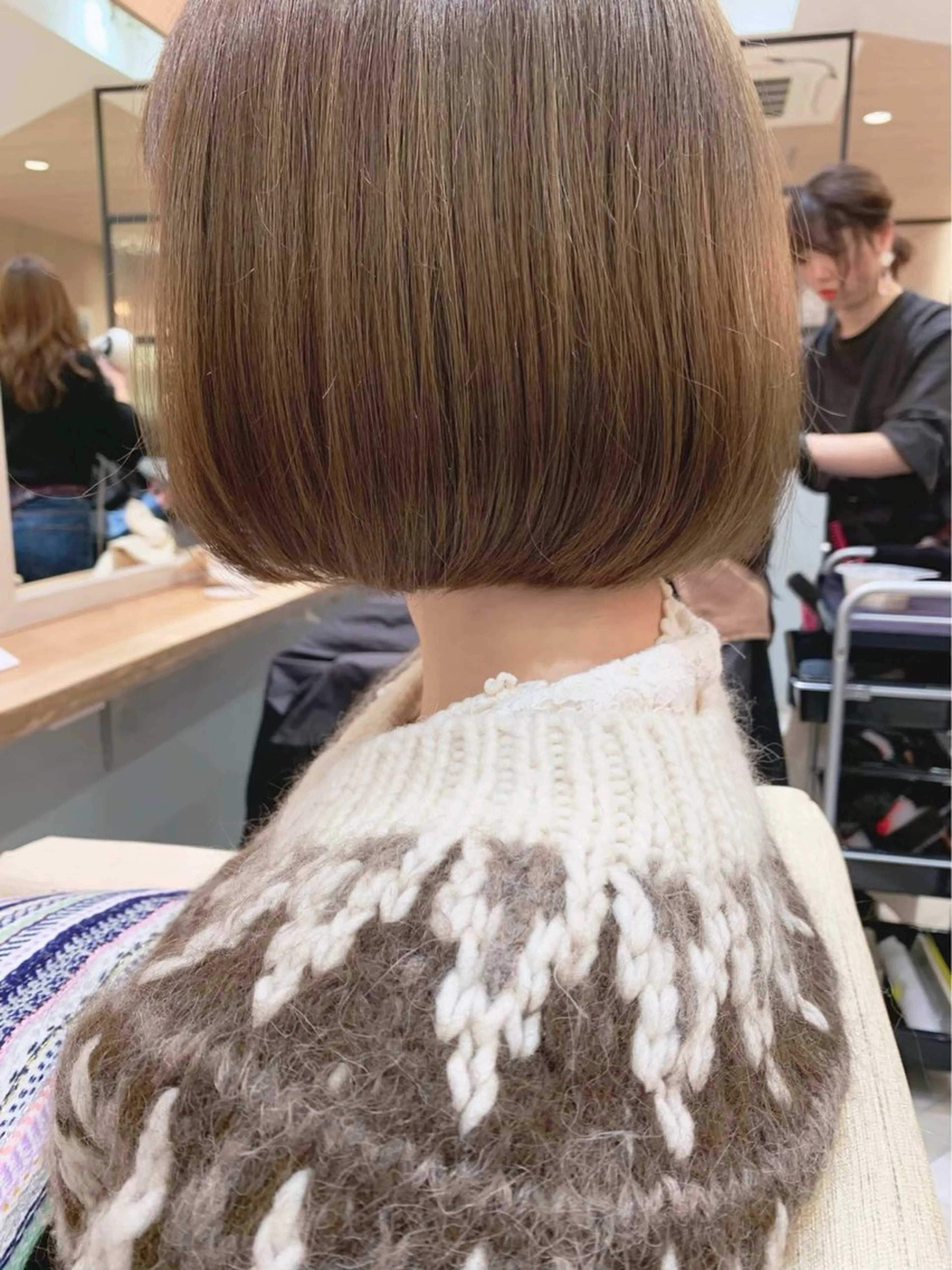 ショート カット ヘアカラー トリートメント 新宿/韓国レイヤー/ 顔周りカット松本美晴のヘアスタイル