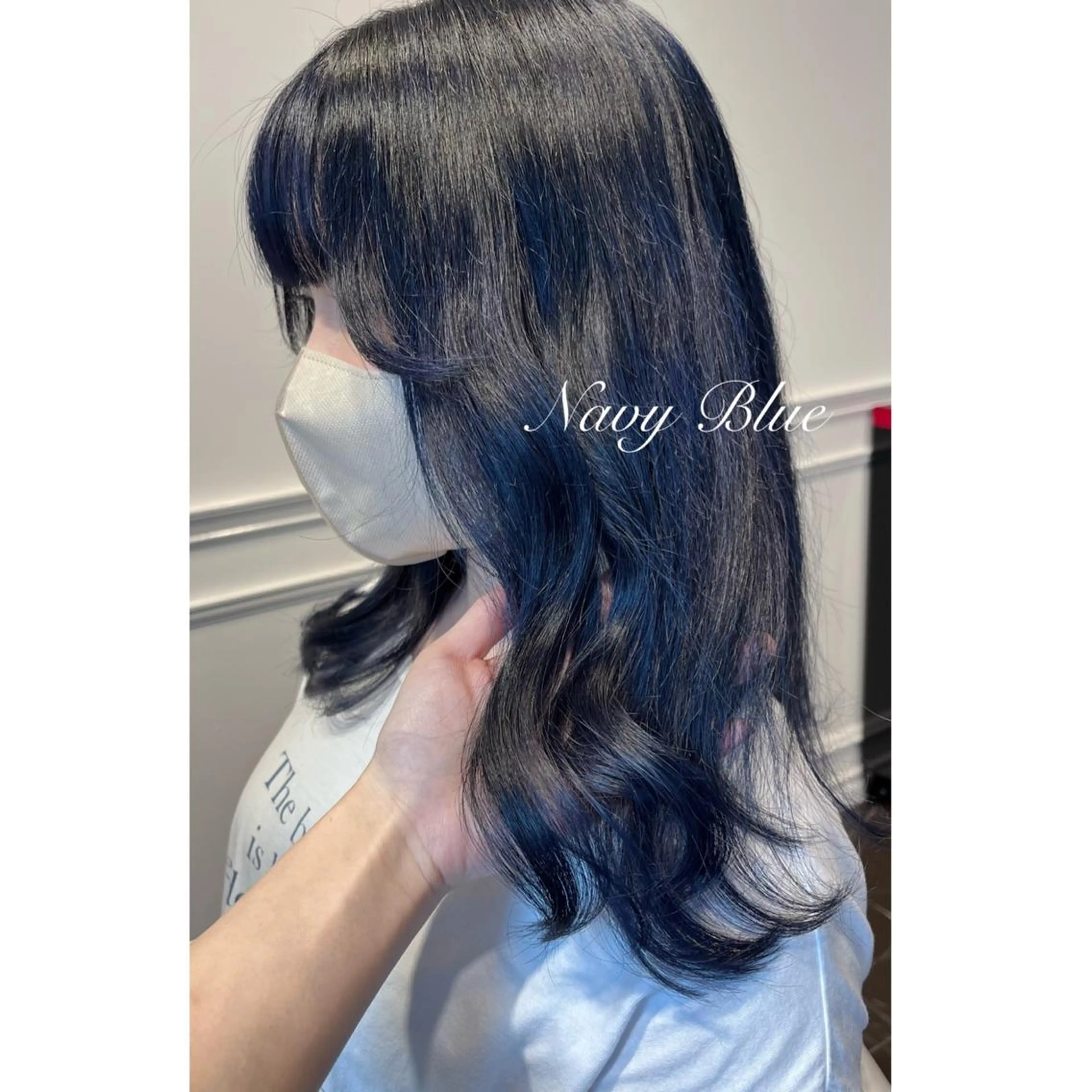 セミロング カラー ブリーチ ヘアカラー LOTTA CUCCI所属・miyu /トレンド カラー×艶髪のヘアスタイル