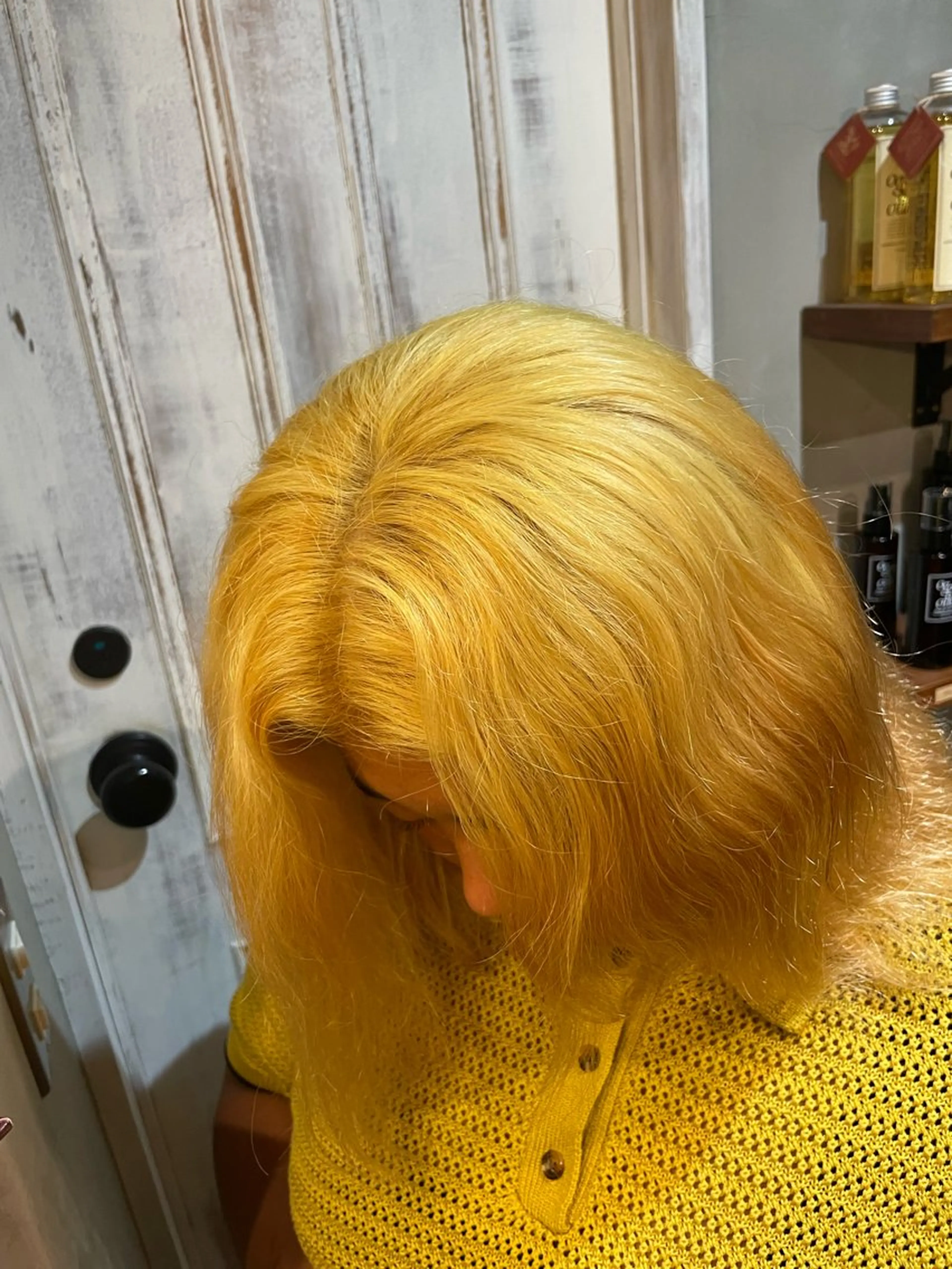 ミディアム カラー ヘアカラー saya 🧸 cut/colorのヘアスタイル