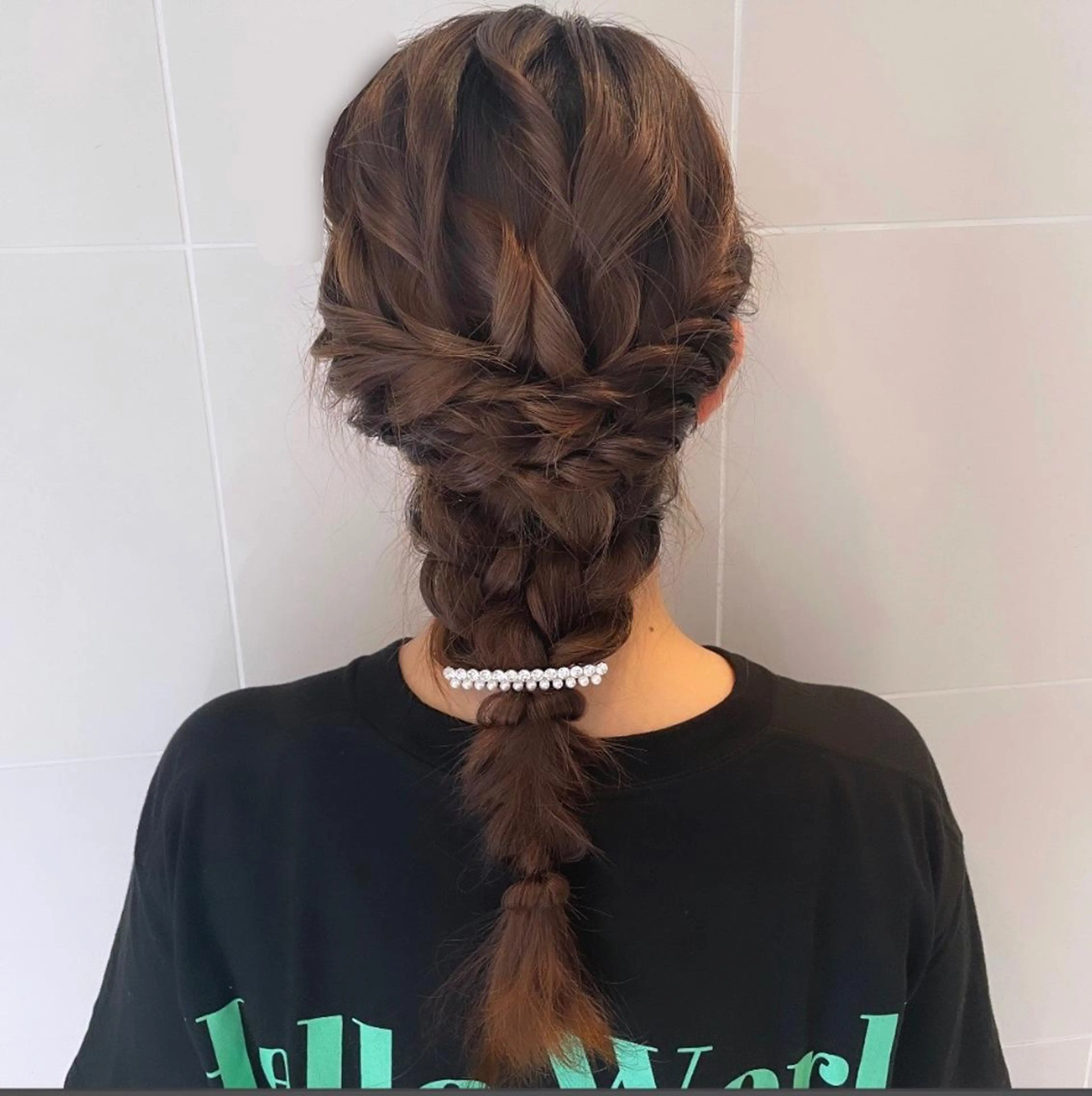 ロング ヘアアレンジ ヘアセット T Ayaのヘアスタイル