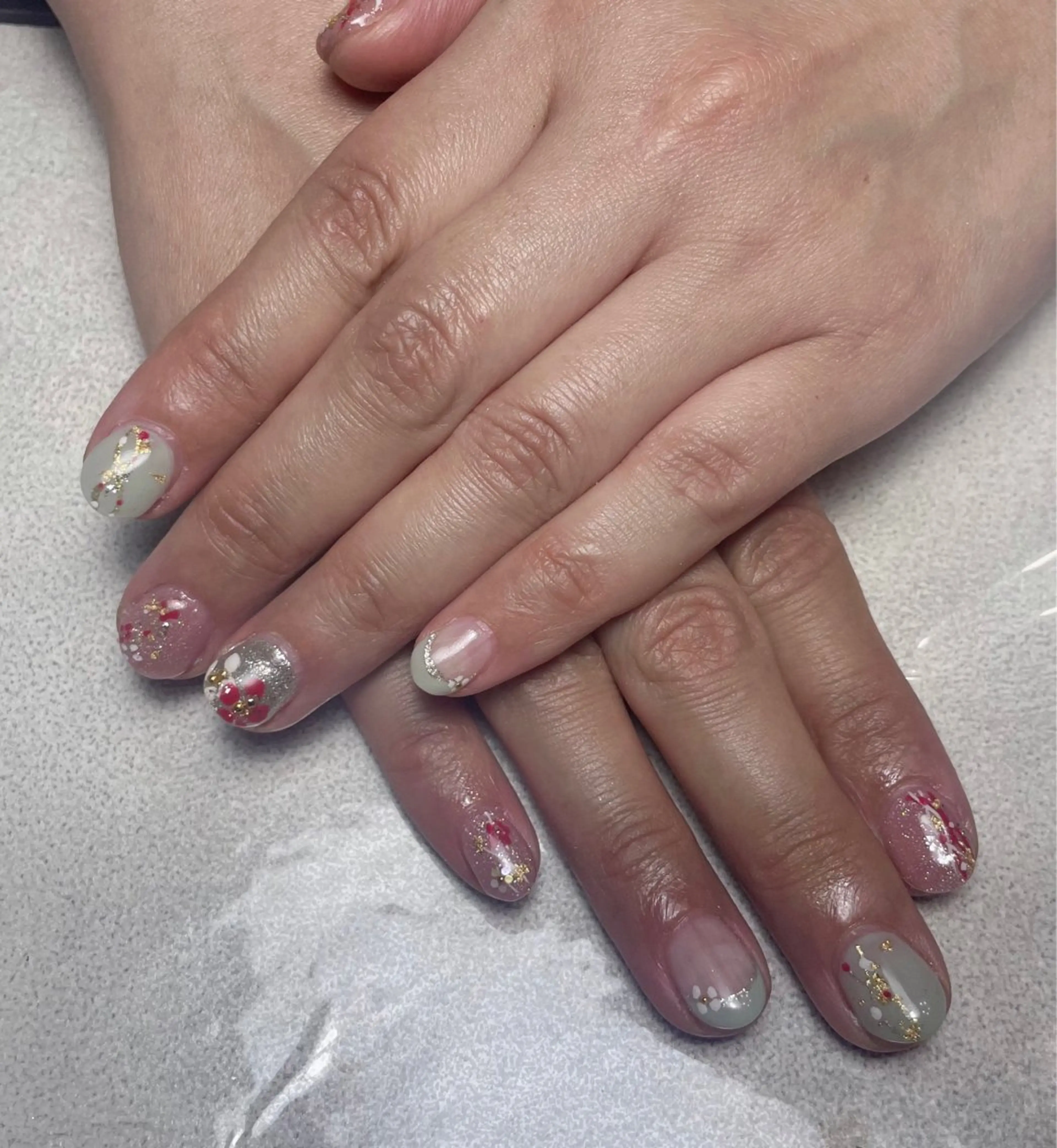 ネイル ジェルネイル パラジェル シンプルネイル ハンドネイル BLANCEnail所属・BLANCnail yuuのネイルデザイン