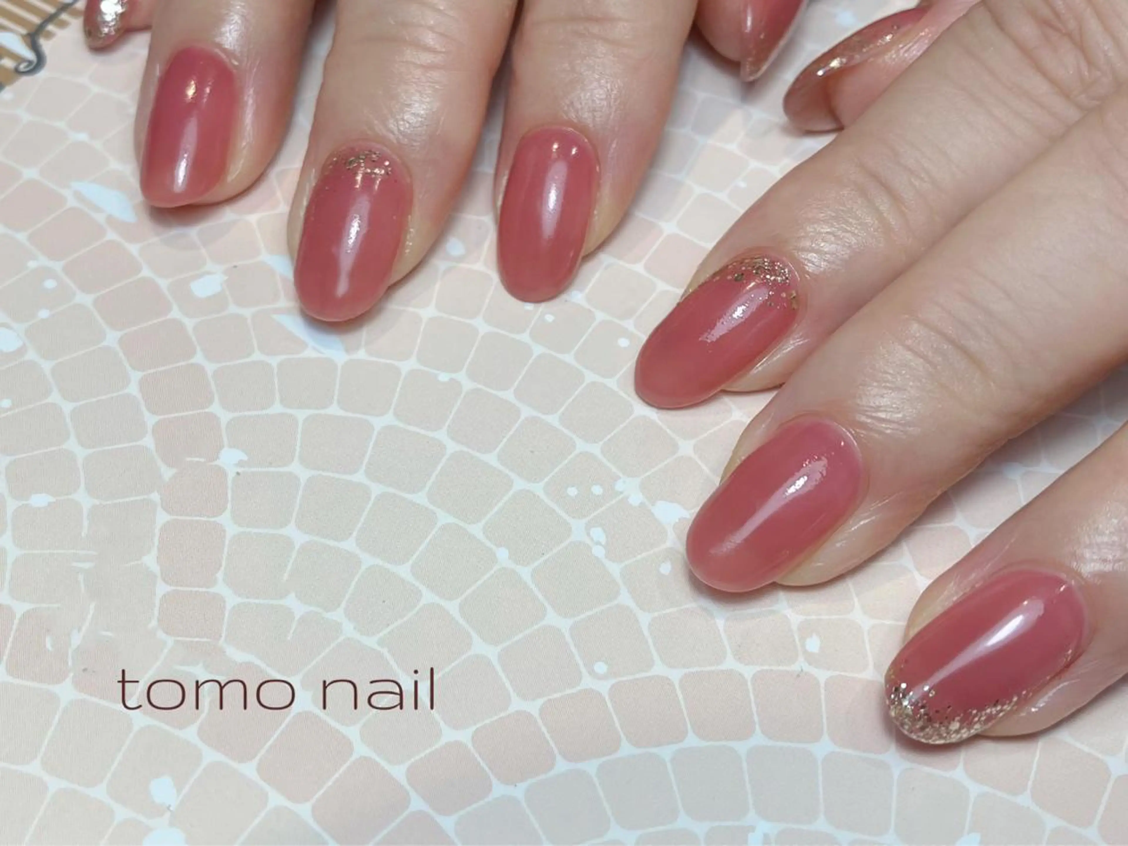 ネイル ラメ(グリッター) ハンドネイル Private nail salon Lune【リュヌ】所属・nail salon tomoのネイルデザイン