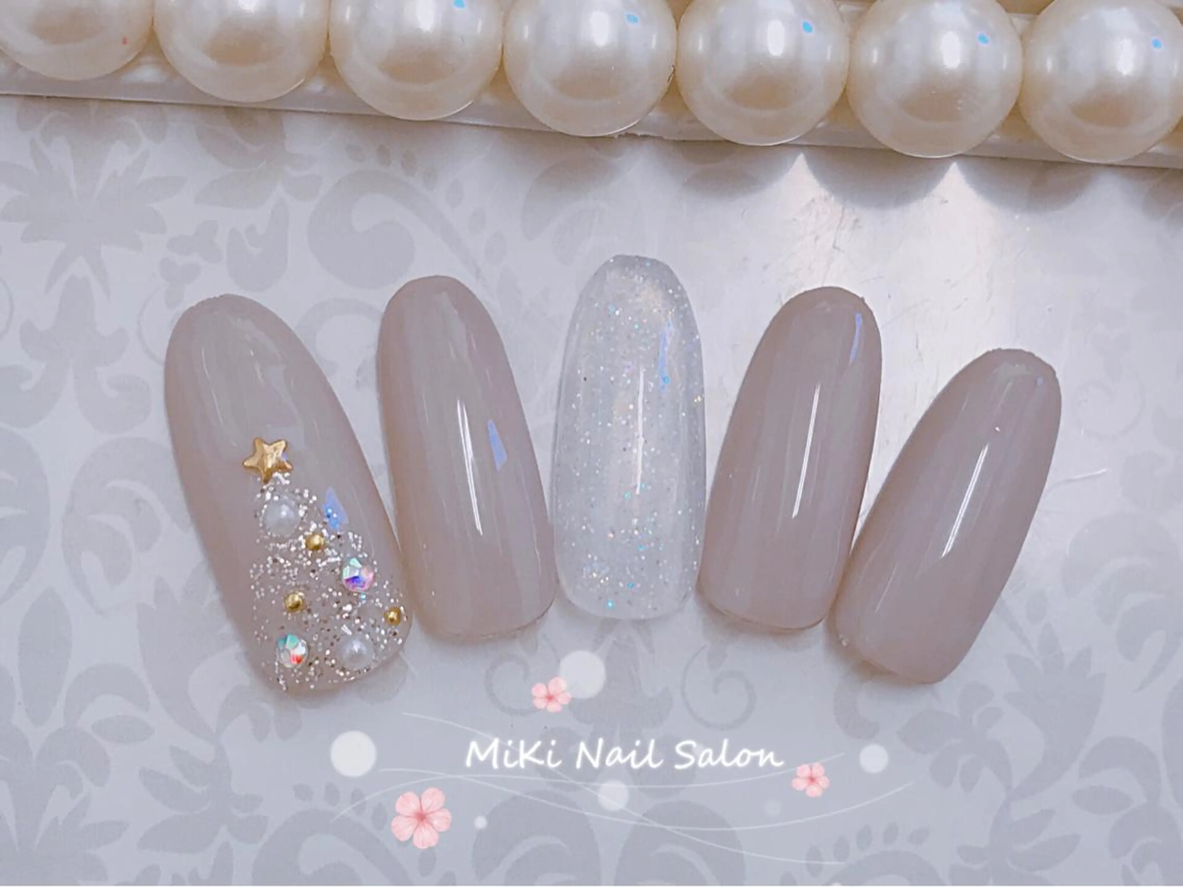 ネイル MiKi Nai池袋 長さだし得意のネイルデザイン