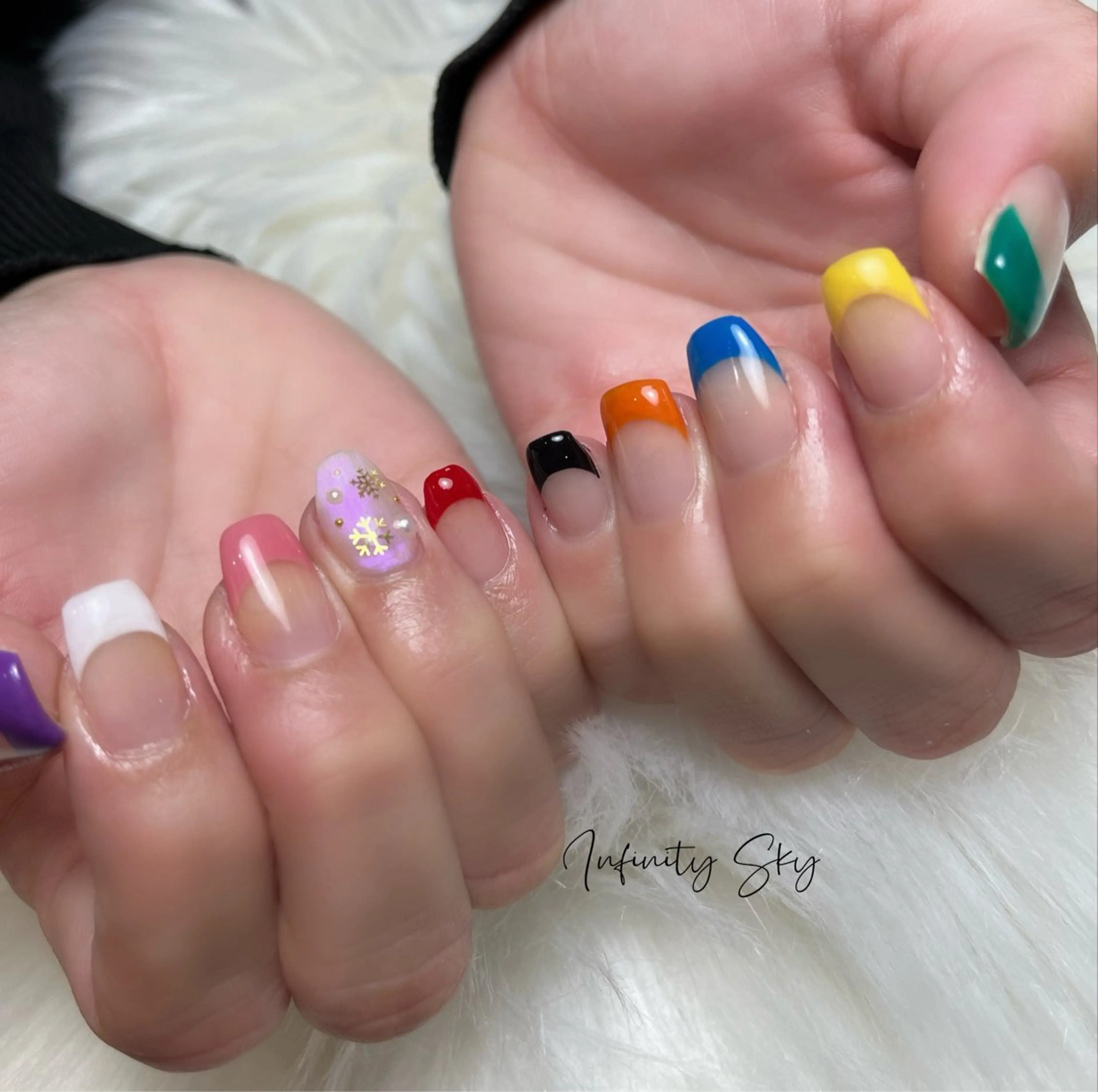 ネイル infinity skyのネイルデザイン