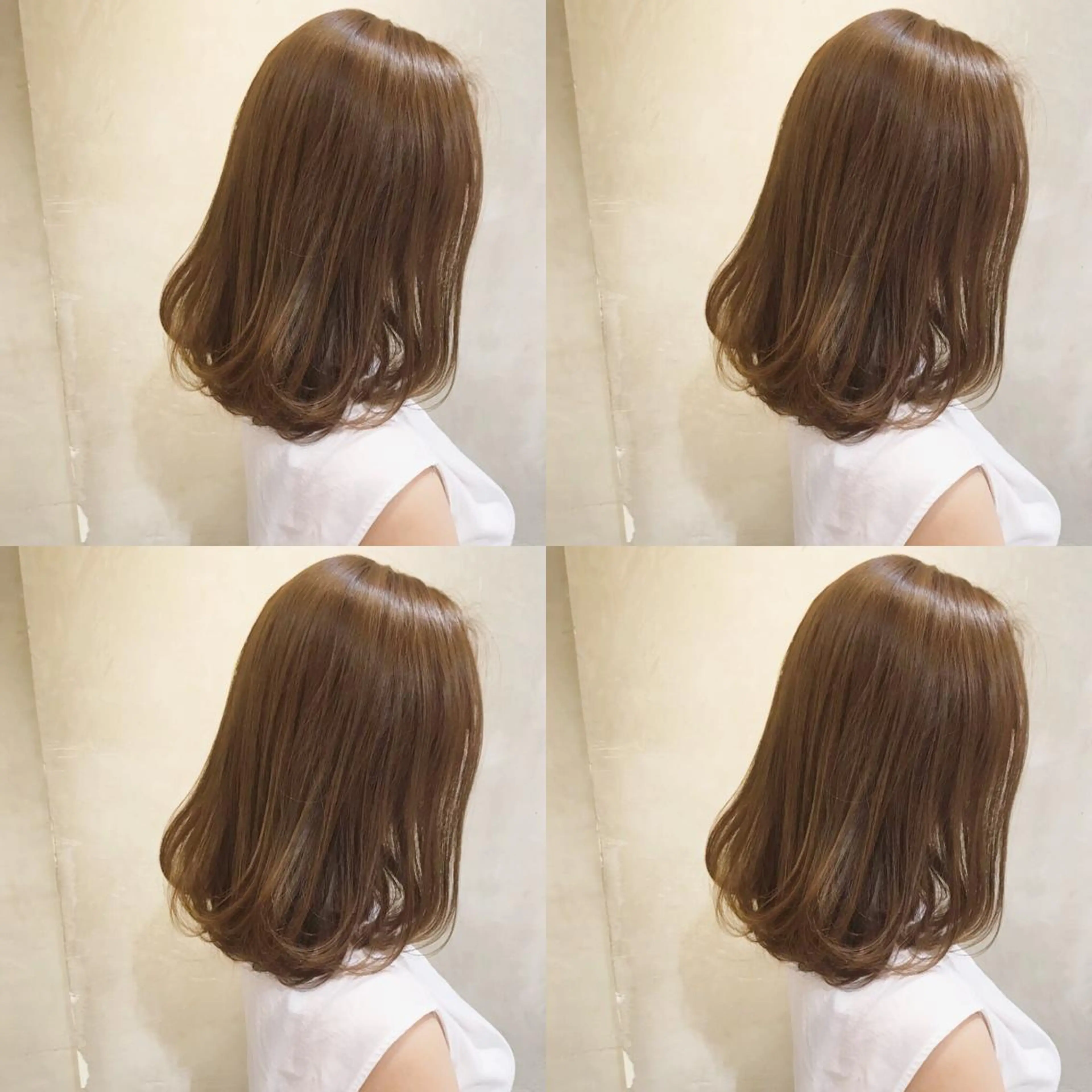 ミディアム カラー ヘアアレンジ ブラウンカラー ボブ カット ヘアカラー トリートメント ヘッドスパ SALOWIN銀座VORT所属・小林 佳祐のヘアスタイル