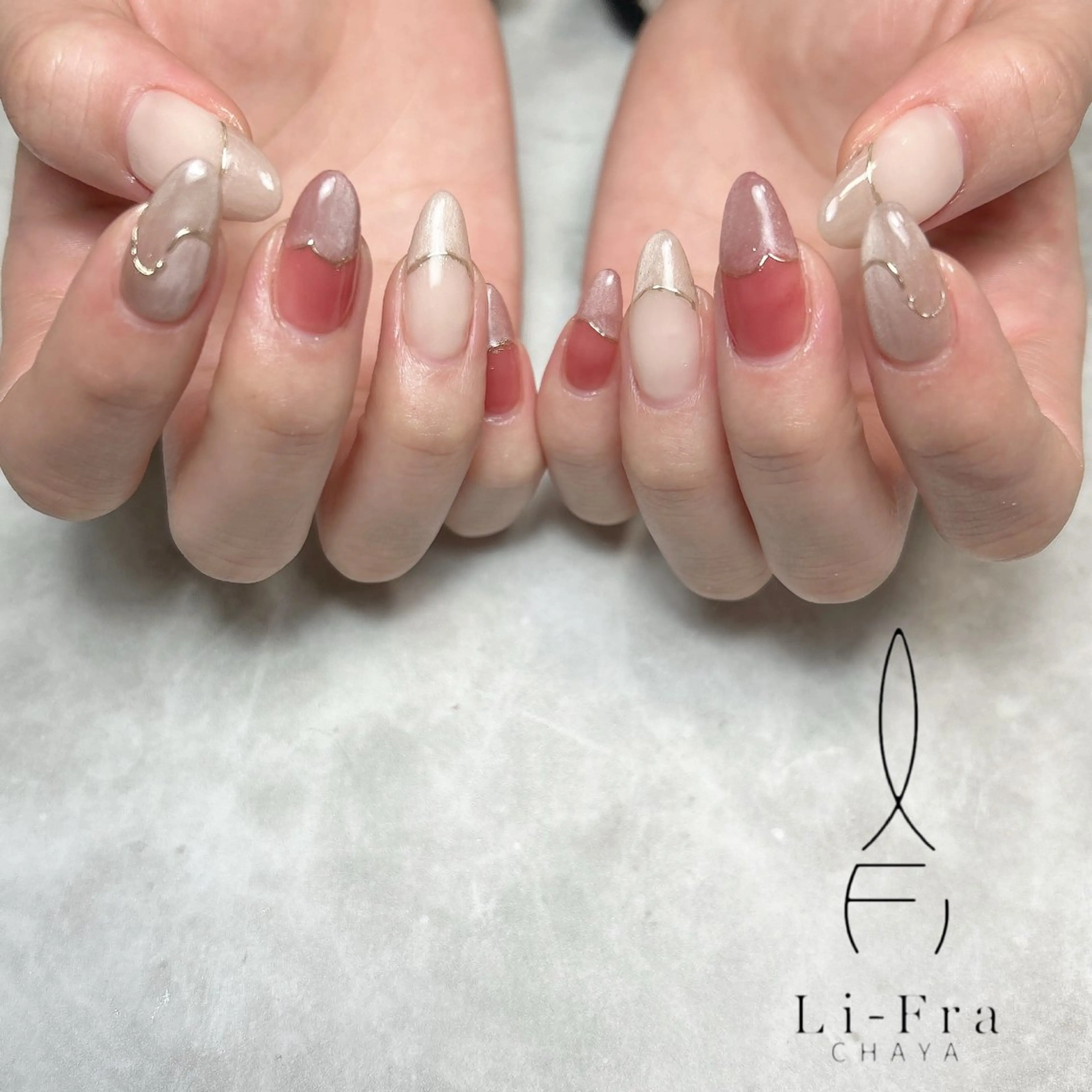 ネイル ハンドネイル lifra MANAKAのネイルデザイン